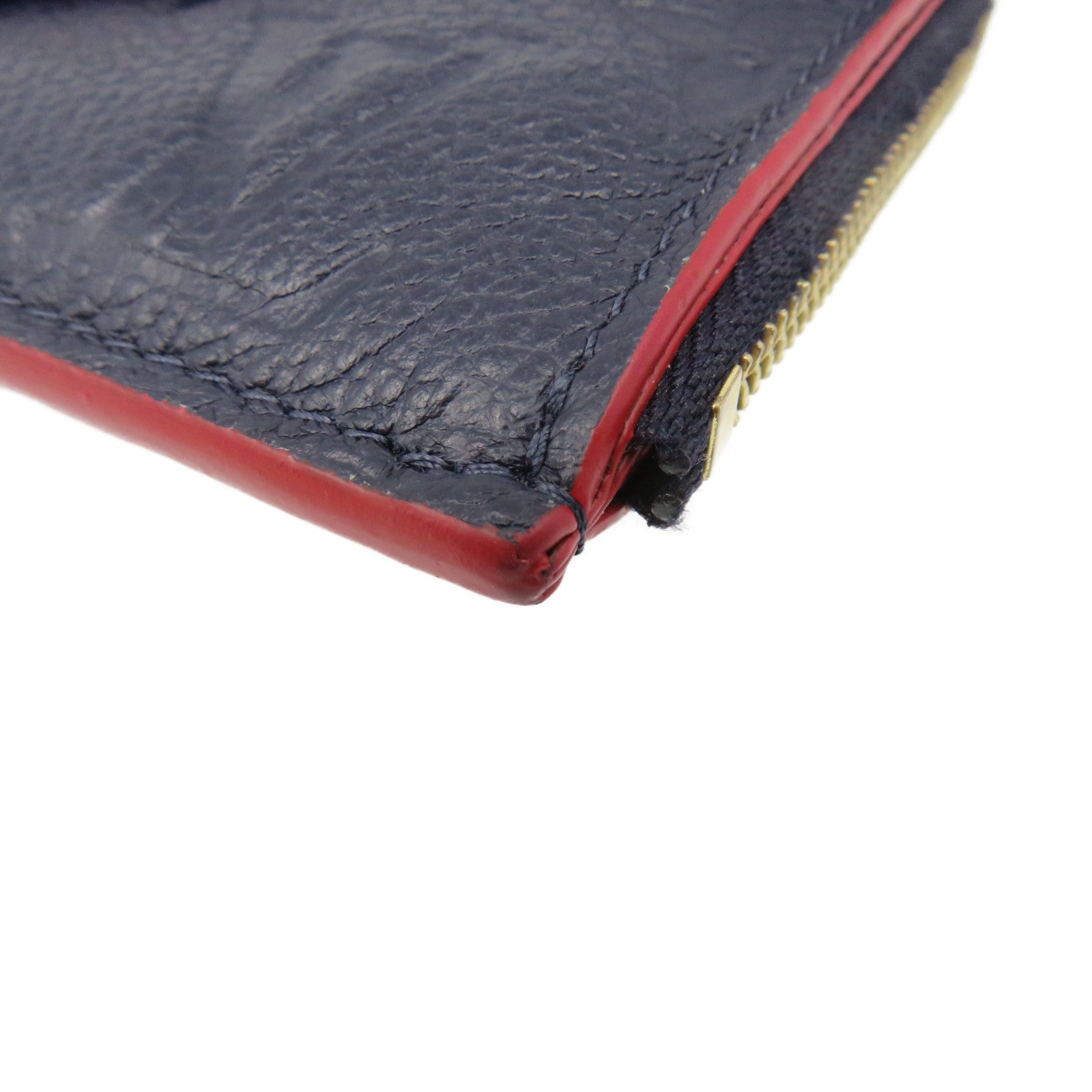 LOUIS VUITTON Mono-Empreinte Recto Verso Card Holder Change Card Holder Royal Blue