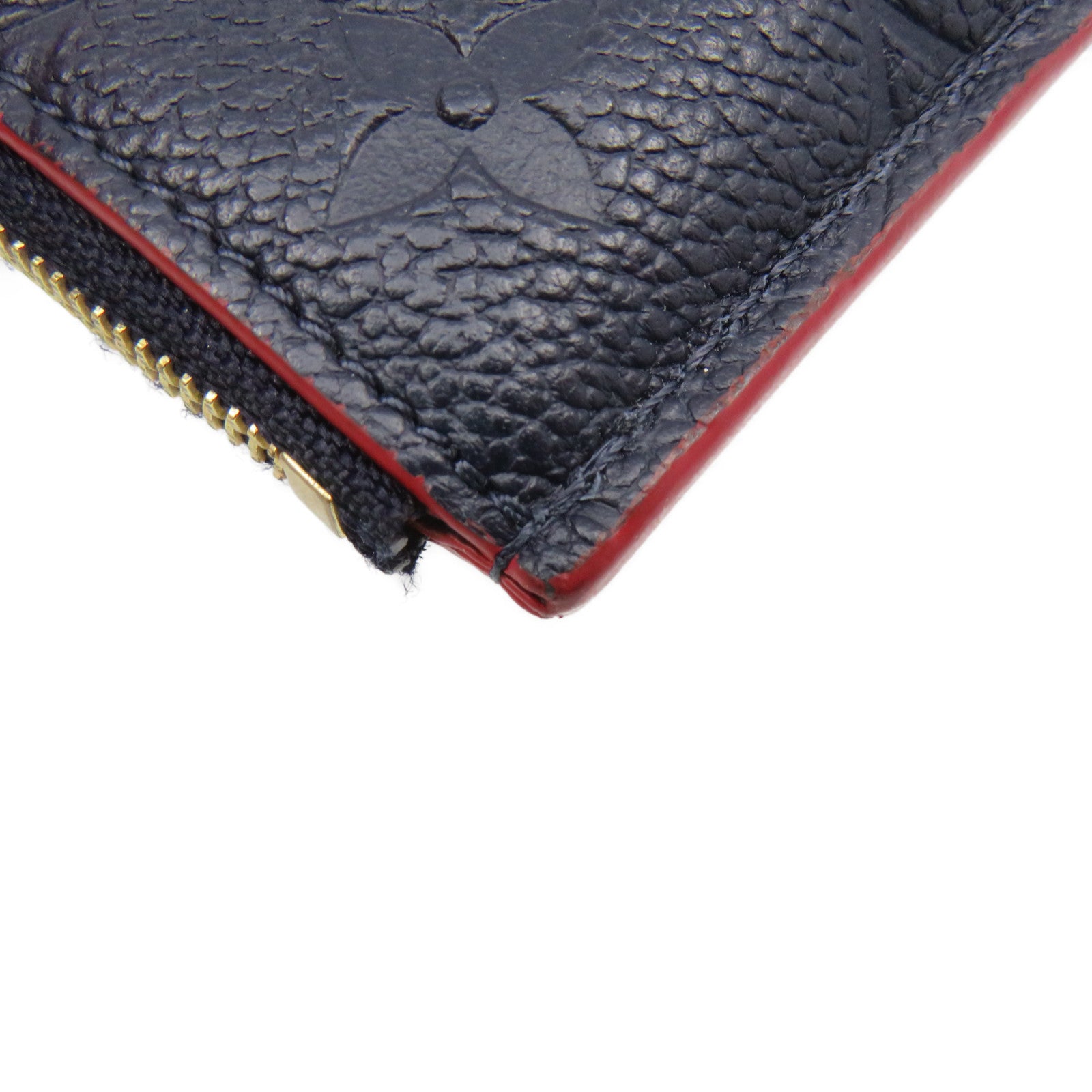 LOUIS VUITTON Mono-Empreinte Recto Verso Card Holder Change Card Holder Royal Blue