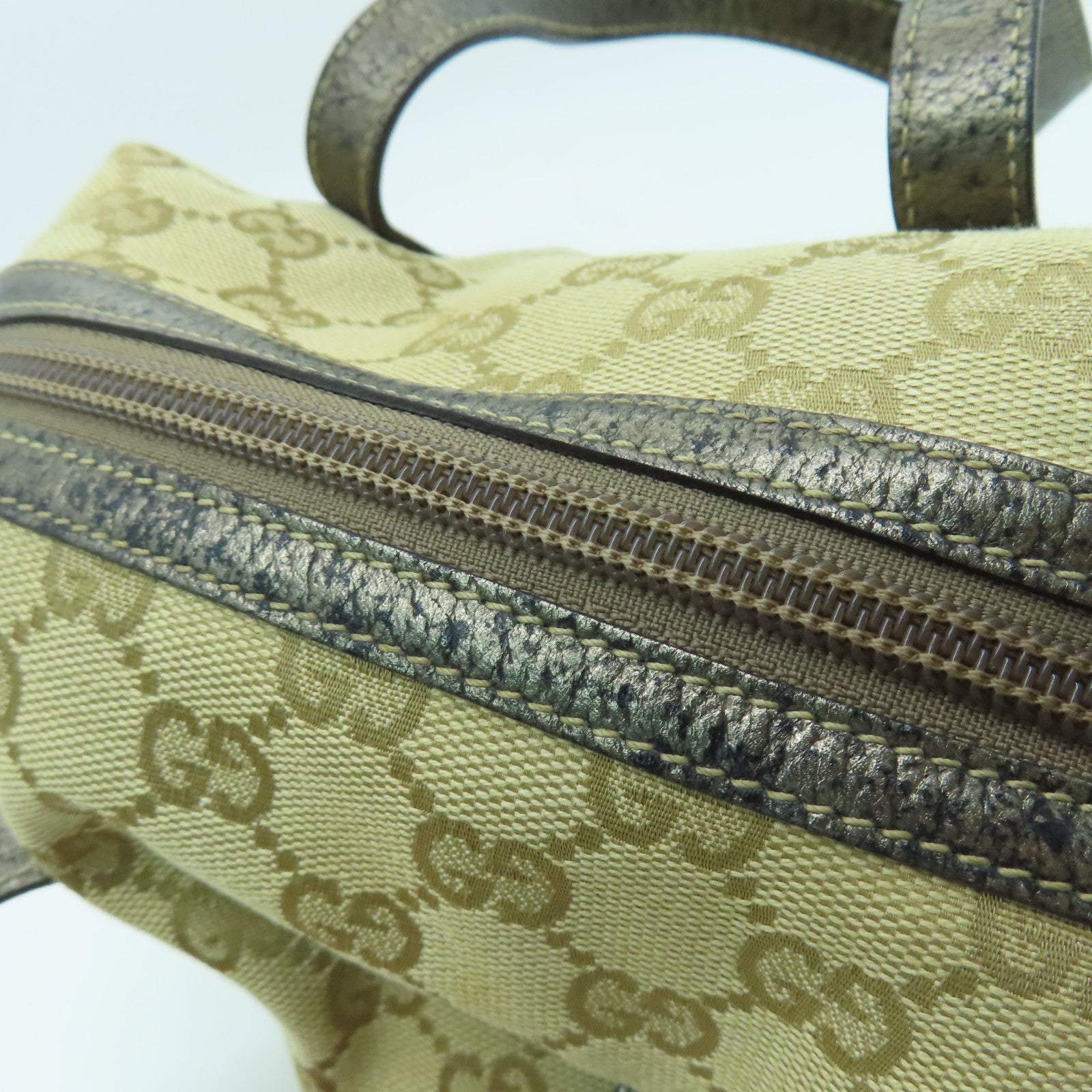 GUCCI 帆布Hand Bag手挽袋米色