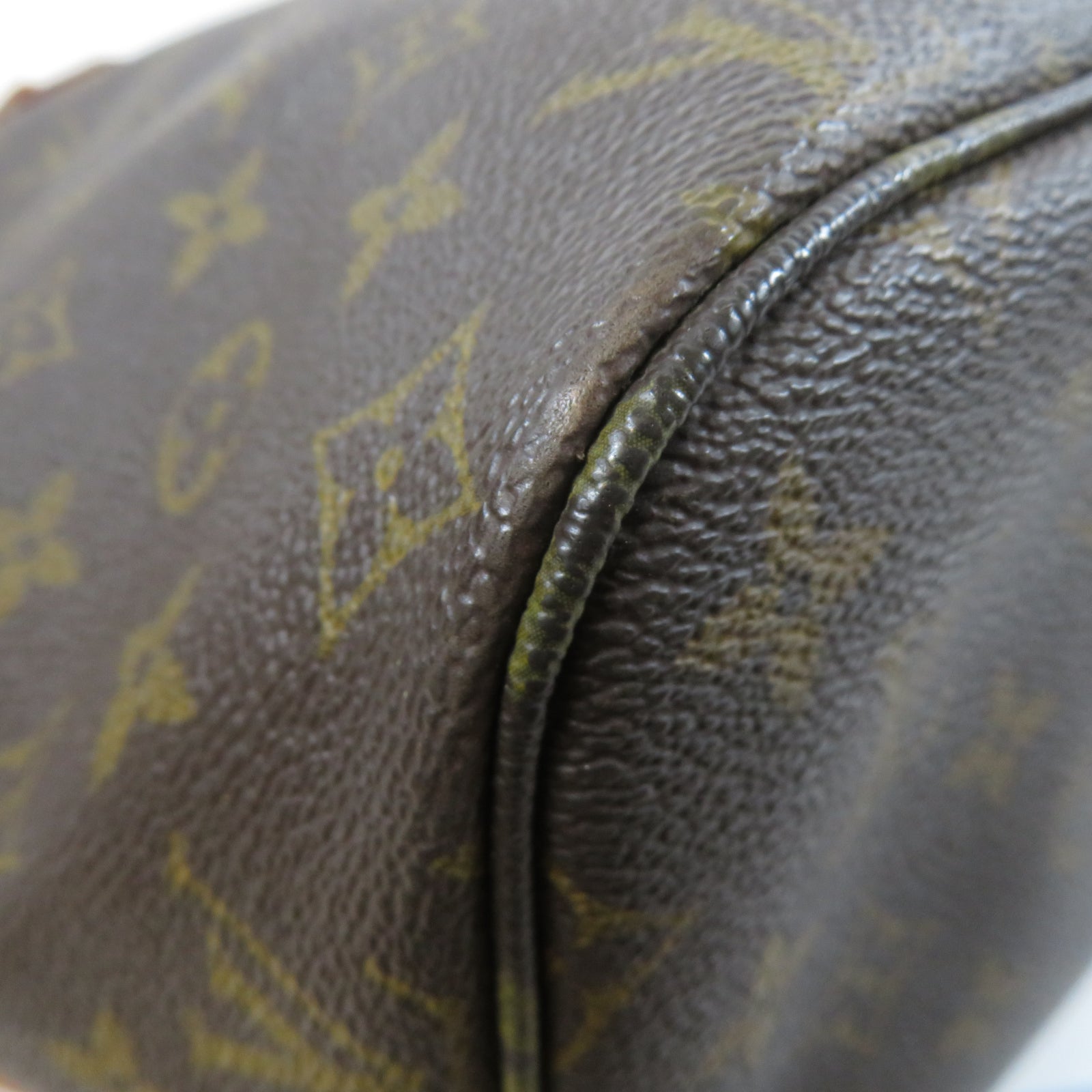 LOUIS VUITTON Monogram Neverfull MM金扣肩背袋啡色
