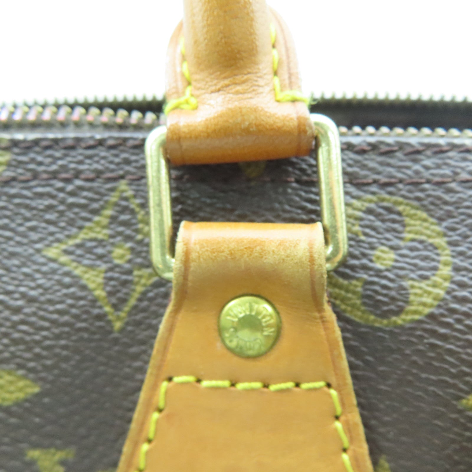 LOUIS VUITTON Monogram Speedy 30金扣手挽袋啡色