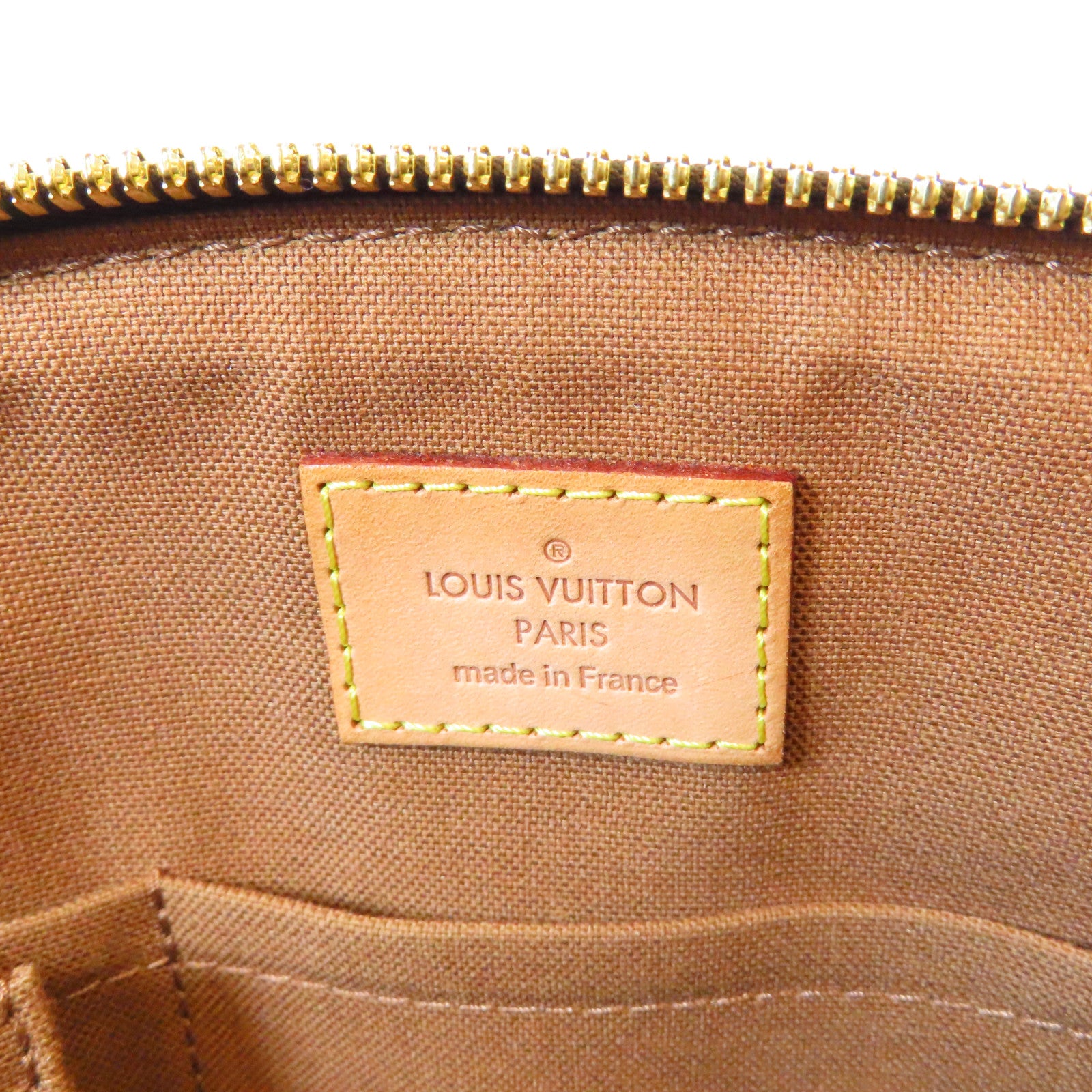 LOUIS VUITTON Monogram Tivoli PM金扣手挽袋啡色