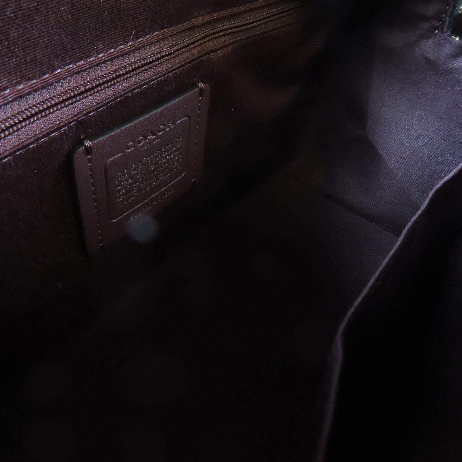 COACH 牛皮皮革2 Way Shoulder Bag金扣手挽肩背兩用袋黑色