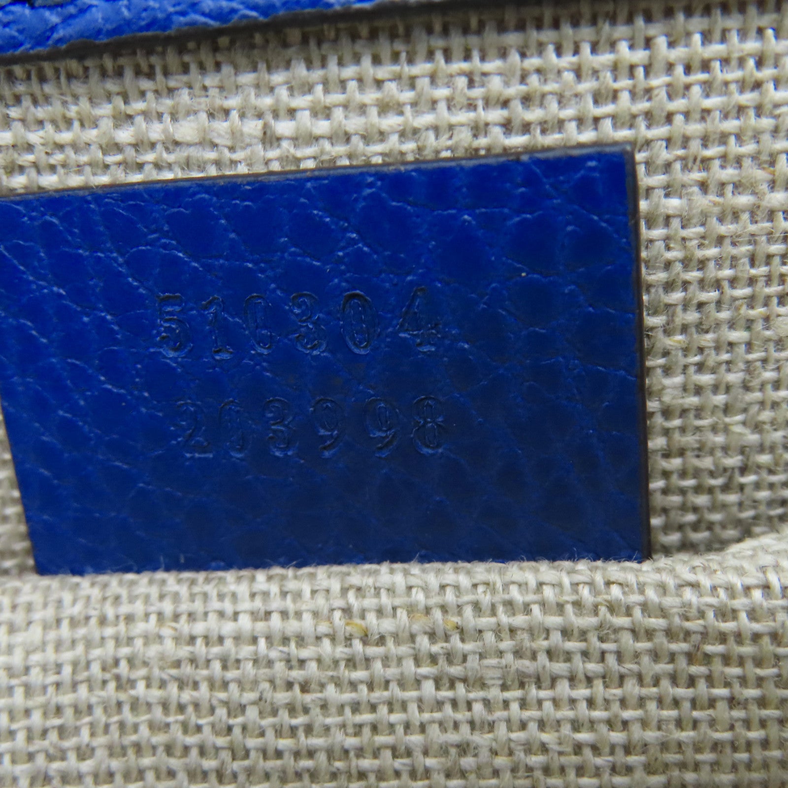 GUCCI 牛皮皮革Chain Shoulder金扣鏈帶肩背袋藍色