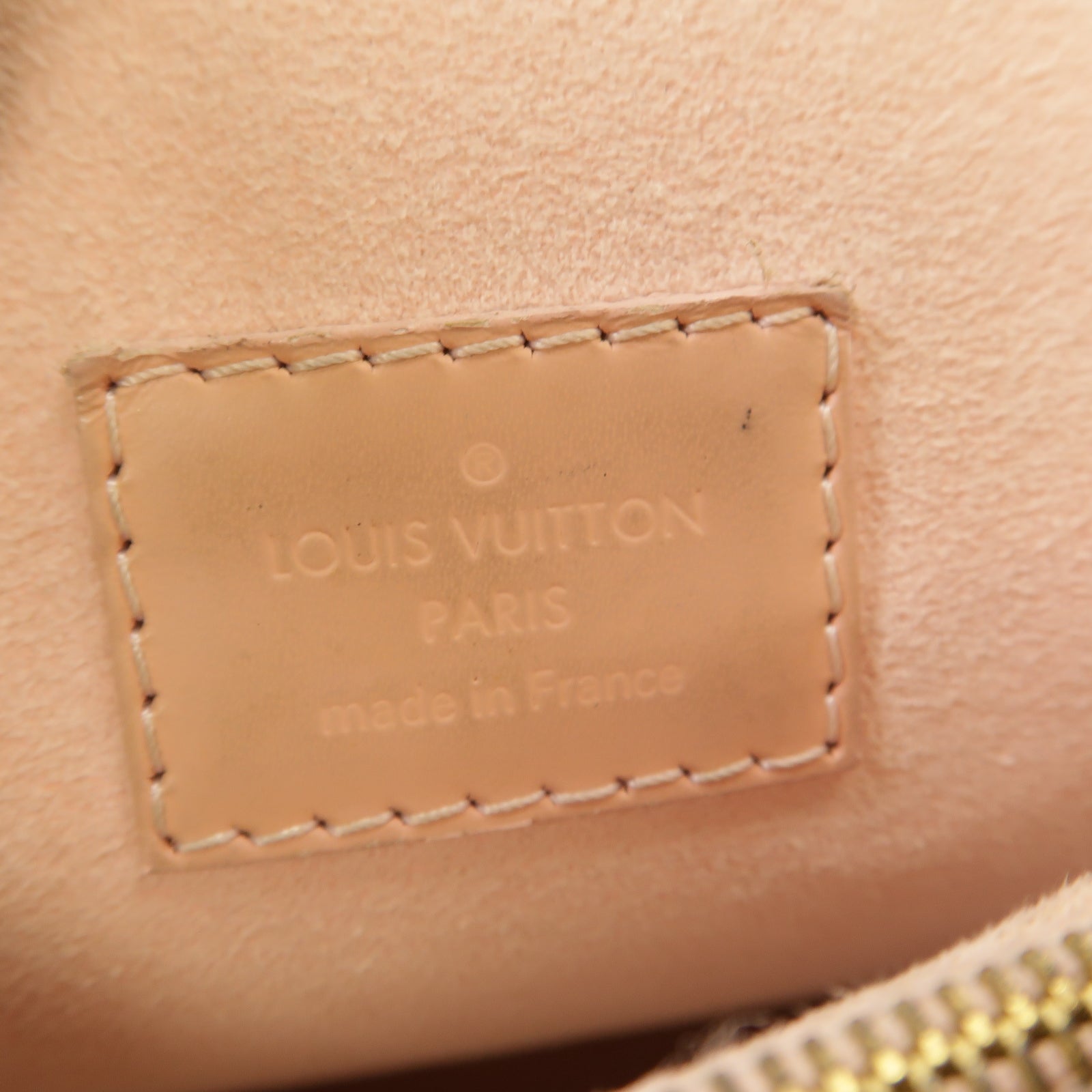 LOUIS VUITTON Damier Caissa Clutch Cherry Shoulder Bag金扣鏈帶肩背袋棕色