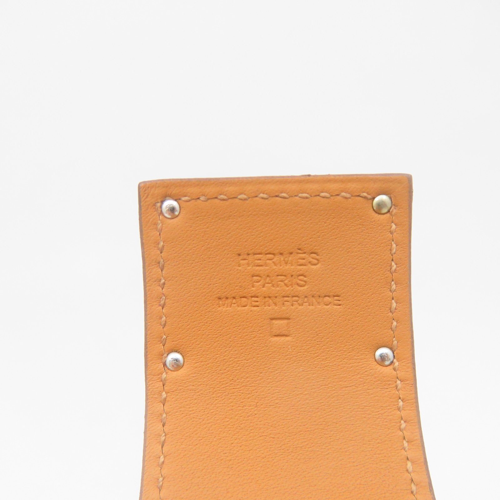 HERMES Croco Niloticus皮革Bangle銀扣手鐲酒紅色