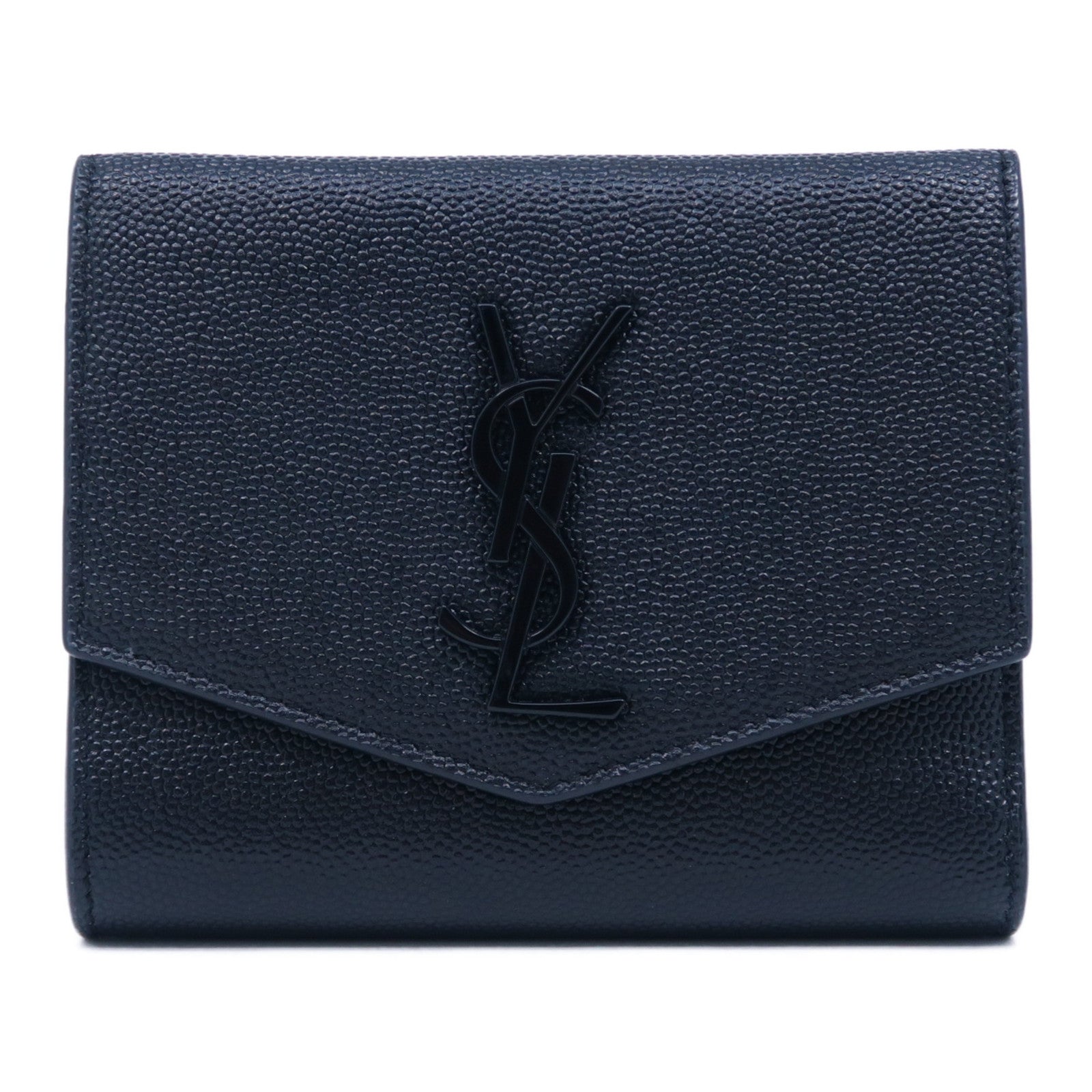 YVES SAINT LAURENT 【激減優惠】牛皮皮革Wallet錢包黑色