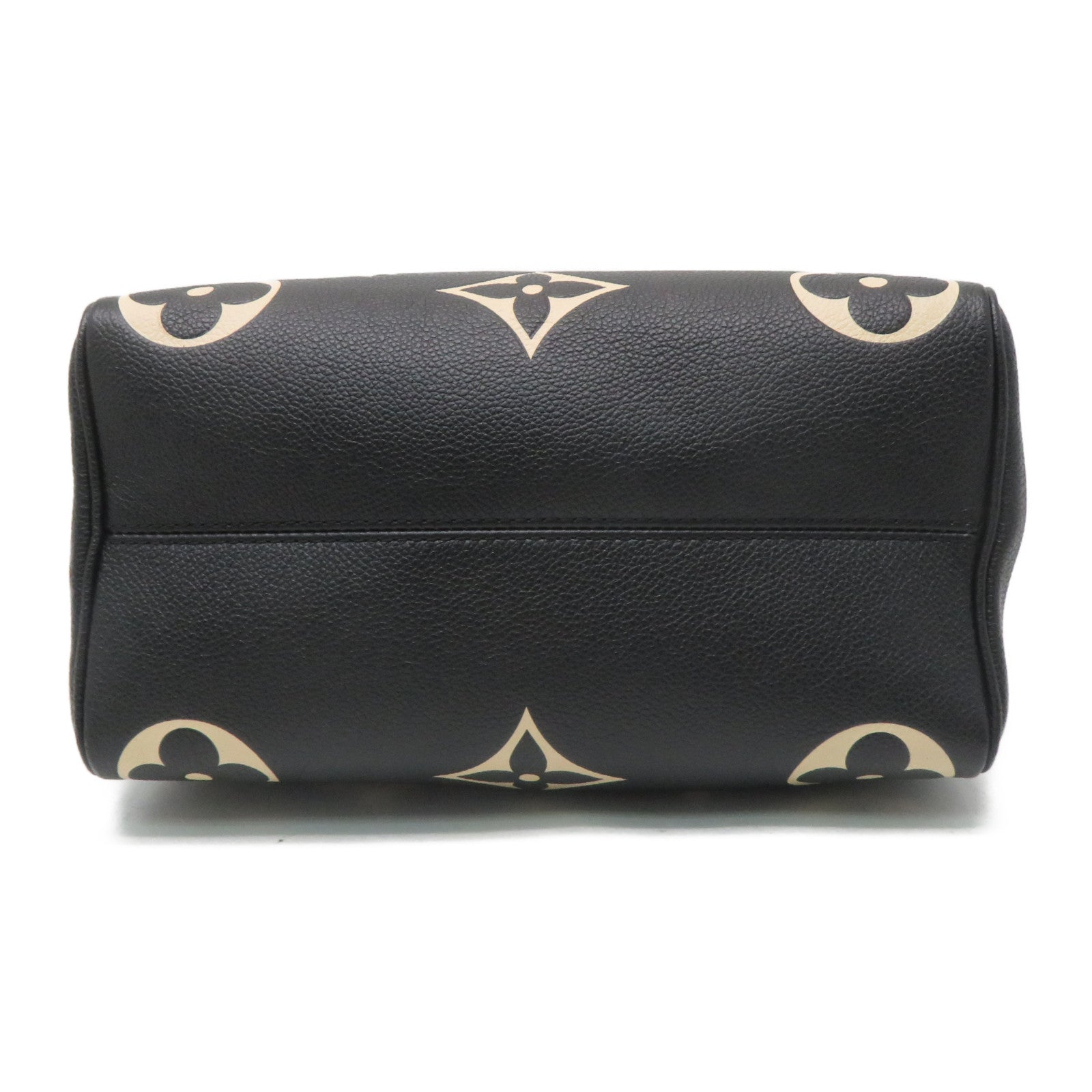 LOUIS VUITTON Monogram Empreinte Speedy Bandouliere 25金扣手挽肩背兩用袋黑色