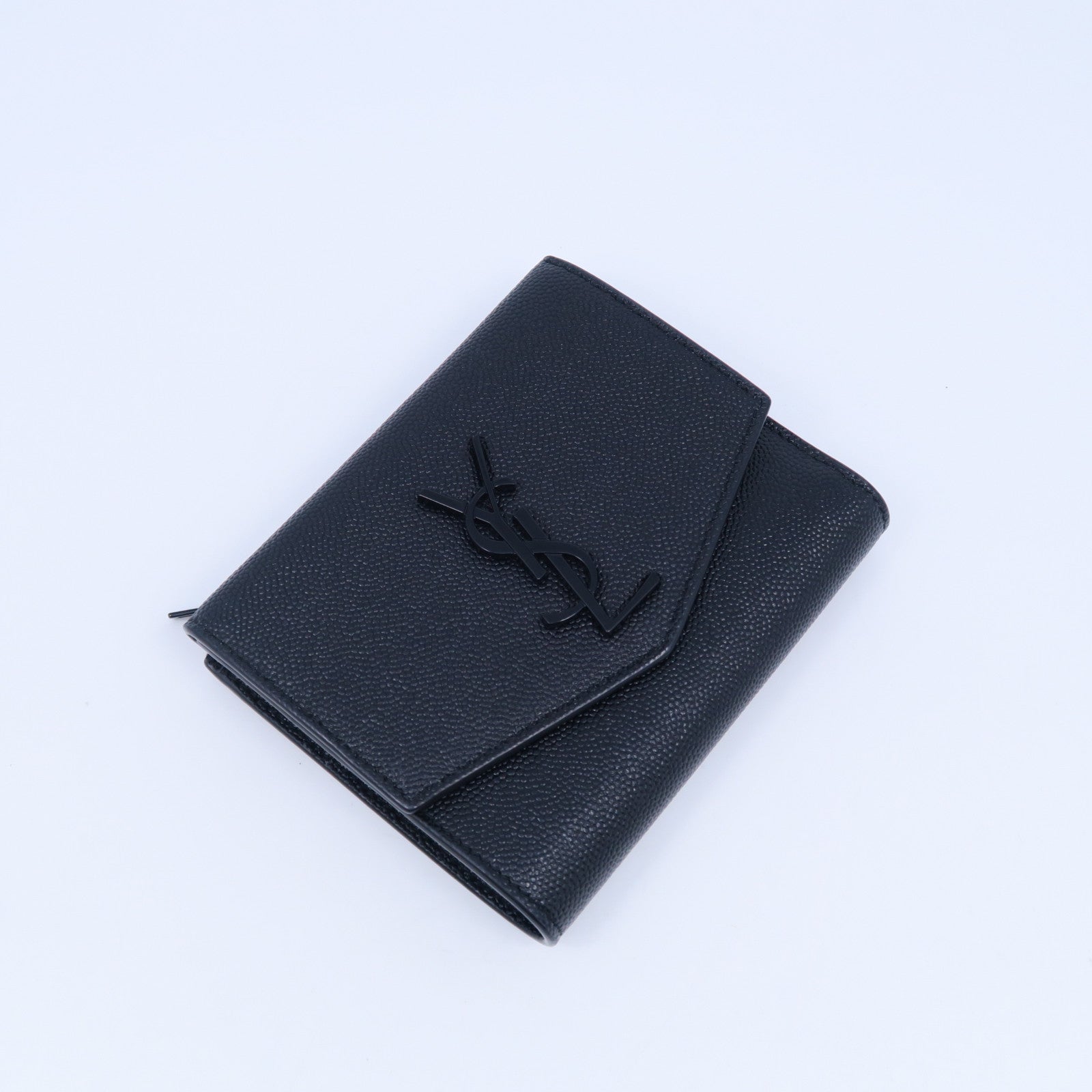 YVES SAINT LAURENT 【激減優惠】牛皮皮革Wallet錢包黑色