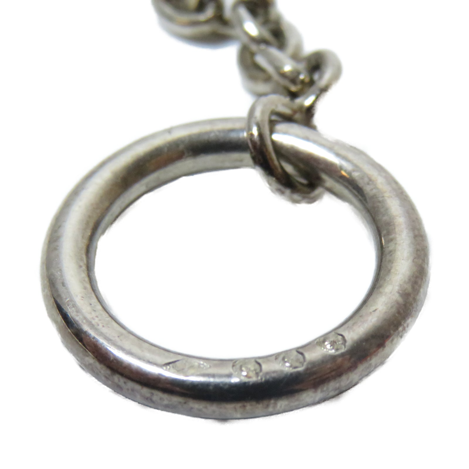 HERMES 925純銀Chaine D'Ancre Necklace項鏈銀色