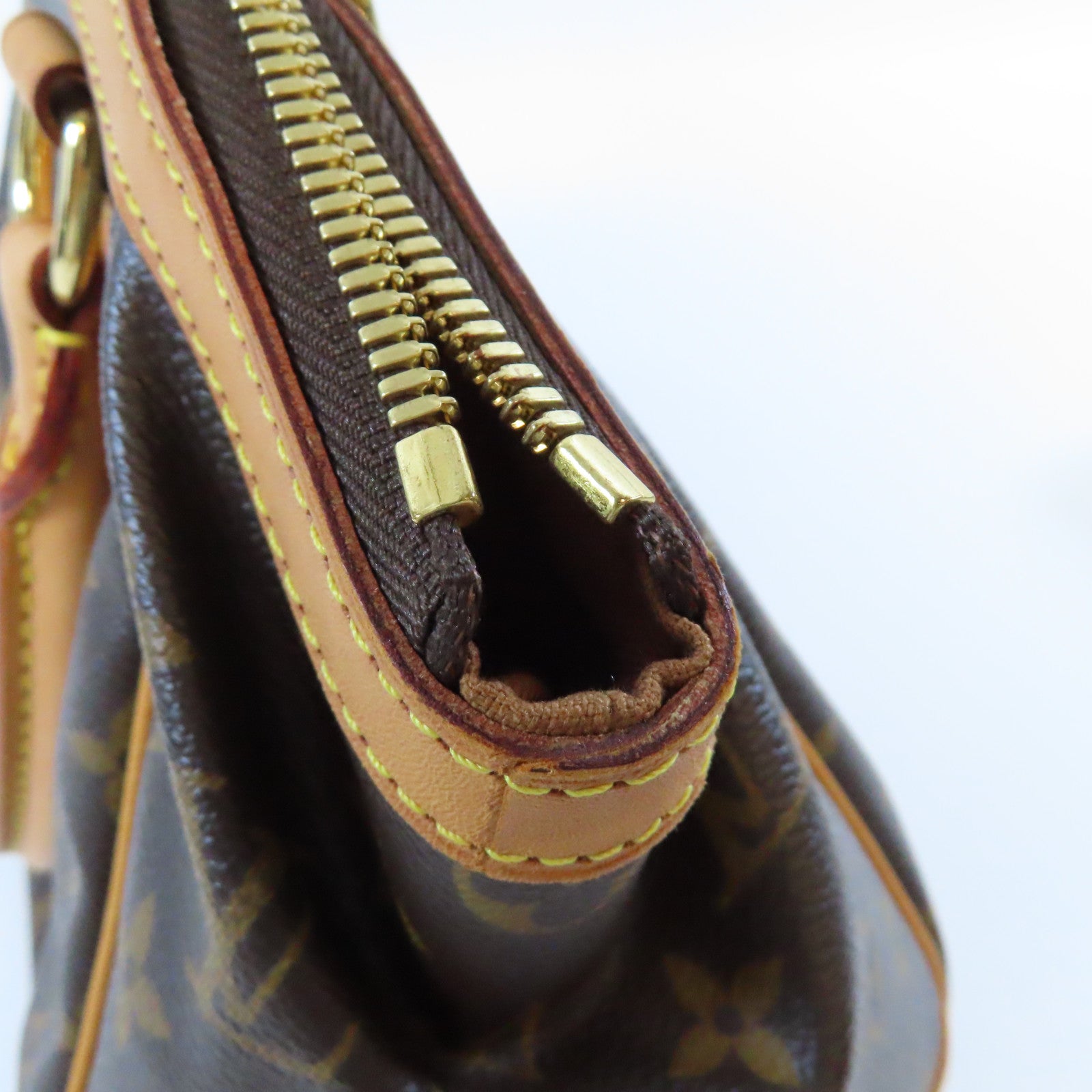 LOUIS VUITTON Monogram Tivoli PM金扣手挽袋啡色