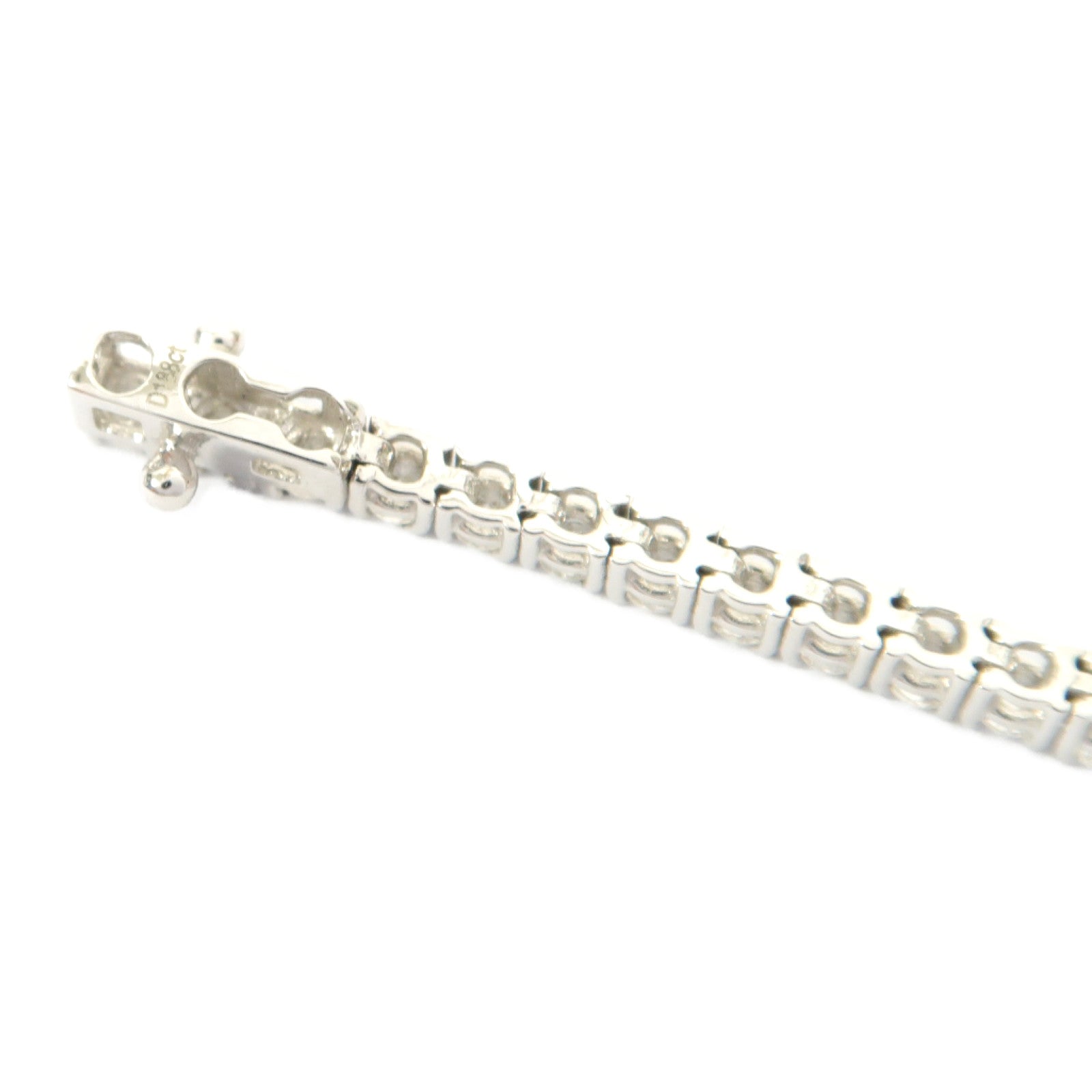 JEWELRY 18K白金Diamond Bracelet 1.88ct鑽石手鏈銀色