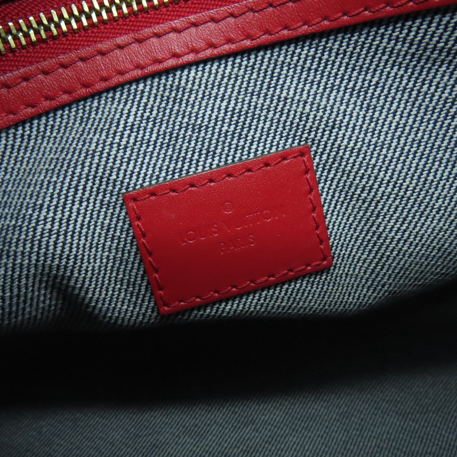 LOUIS VUITTON 【激減優惠】Monogram Denim Speedy 30 Bandouliere金扣手挽肩背兩用袋藍色