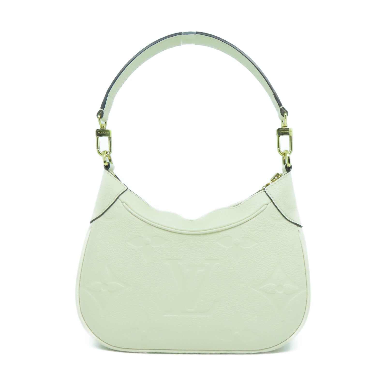 LOUIS VUITTON 【激減優惠】牛皮皮革Bagatelle Bag金扣手挽肩背兩用袋白色