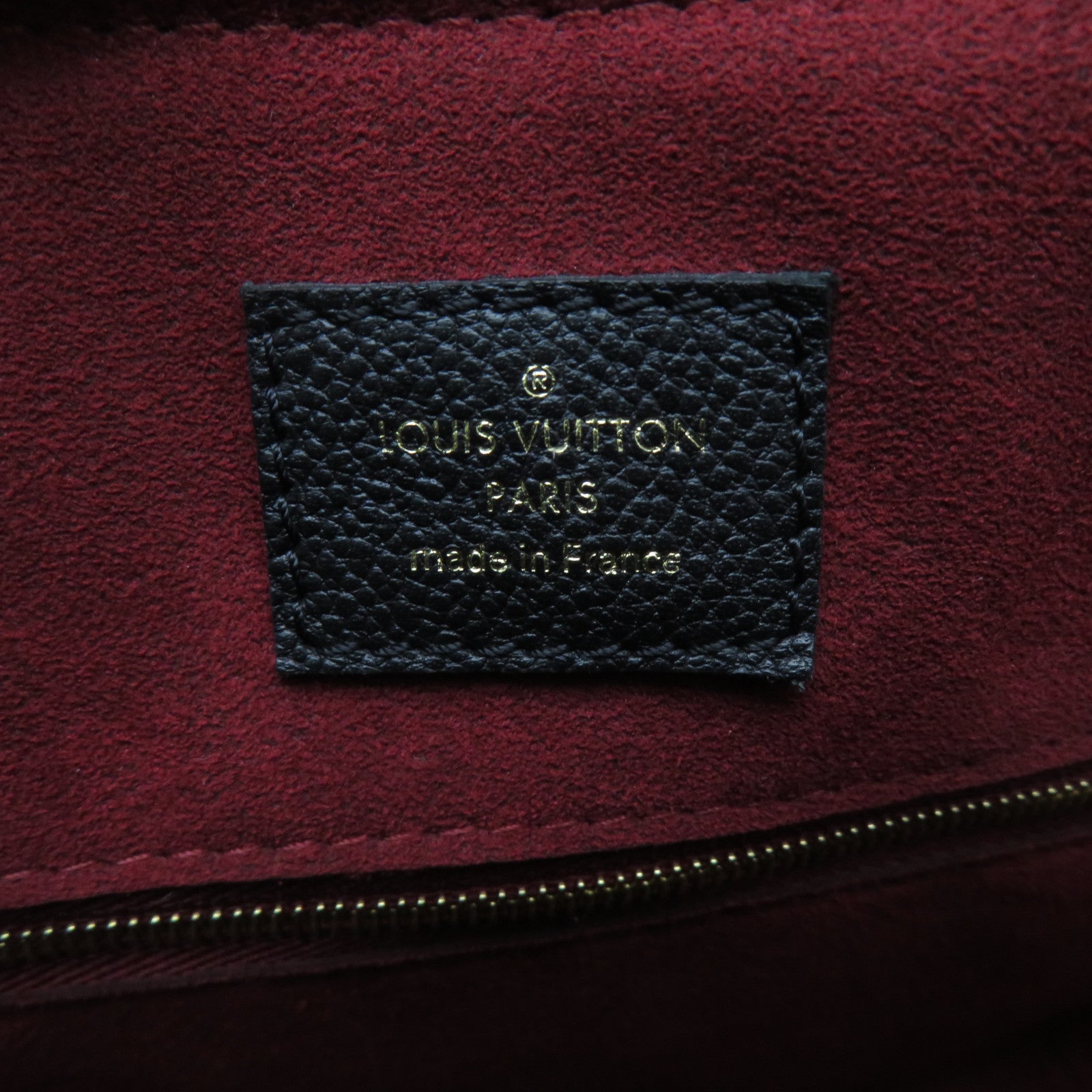 LOUIS VUITTON Monogram Empreinte Speedy Bandouliere 25金扣手挽肩背兩用袋黑色