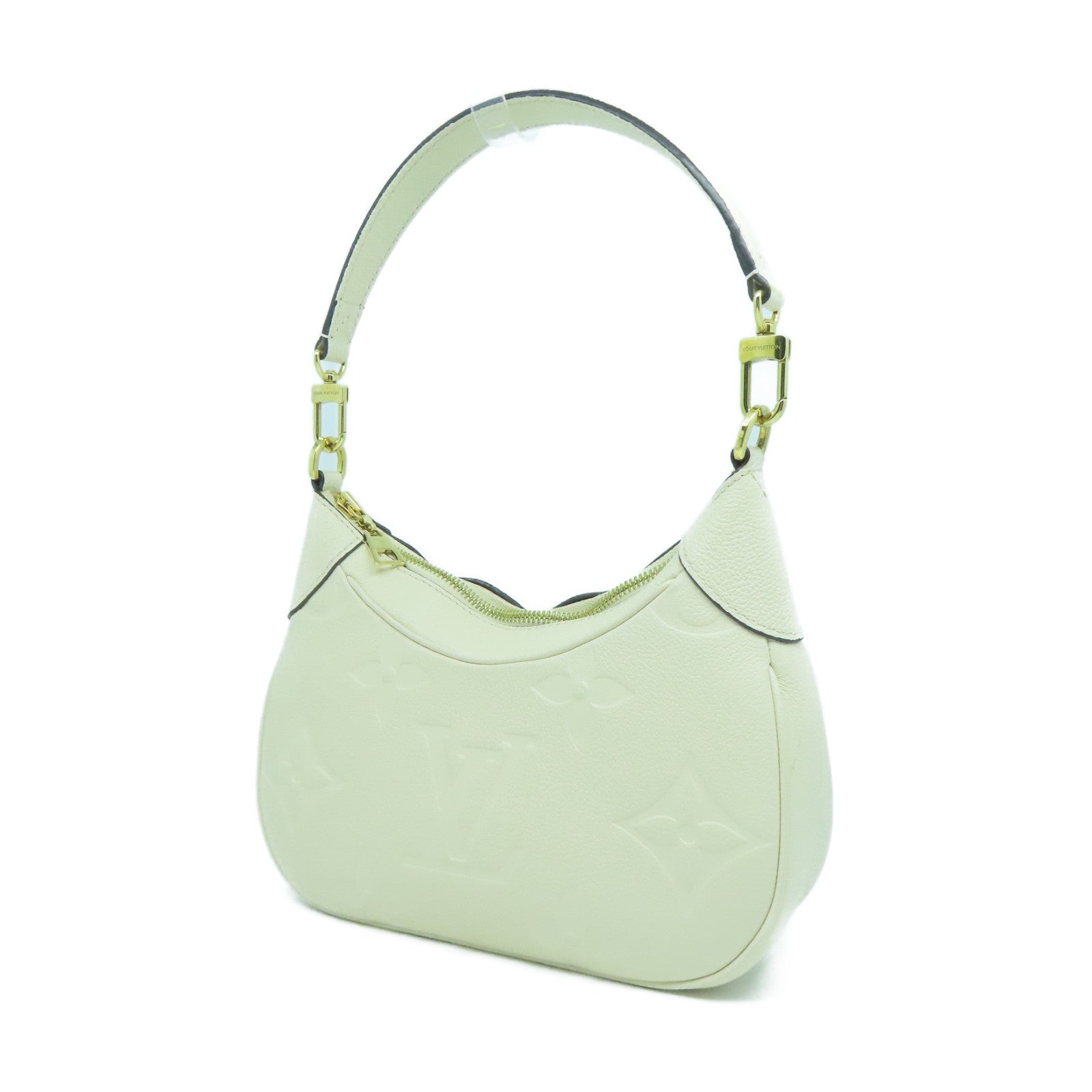 LOUIS VUITTON 【激減優惠】牛皮皮革Bagatelle Bag金扣手挽肩背兩用袋白色