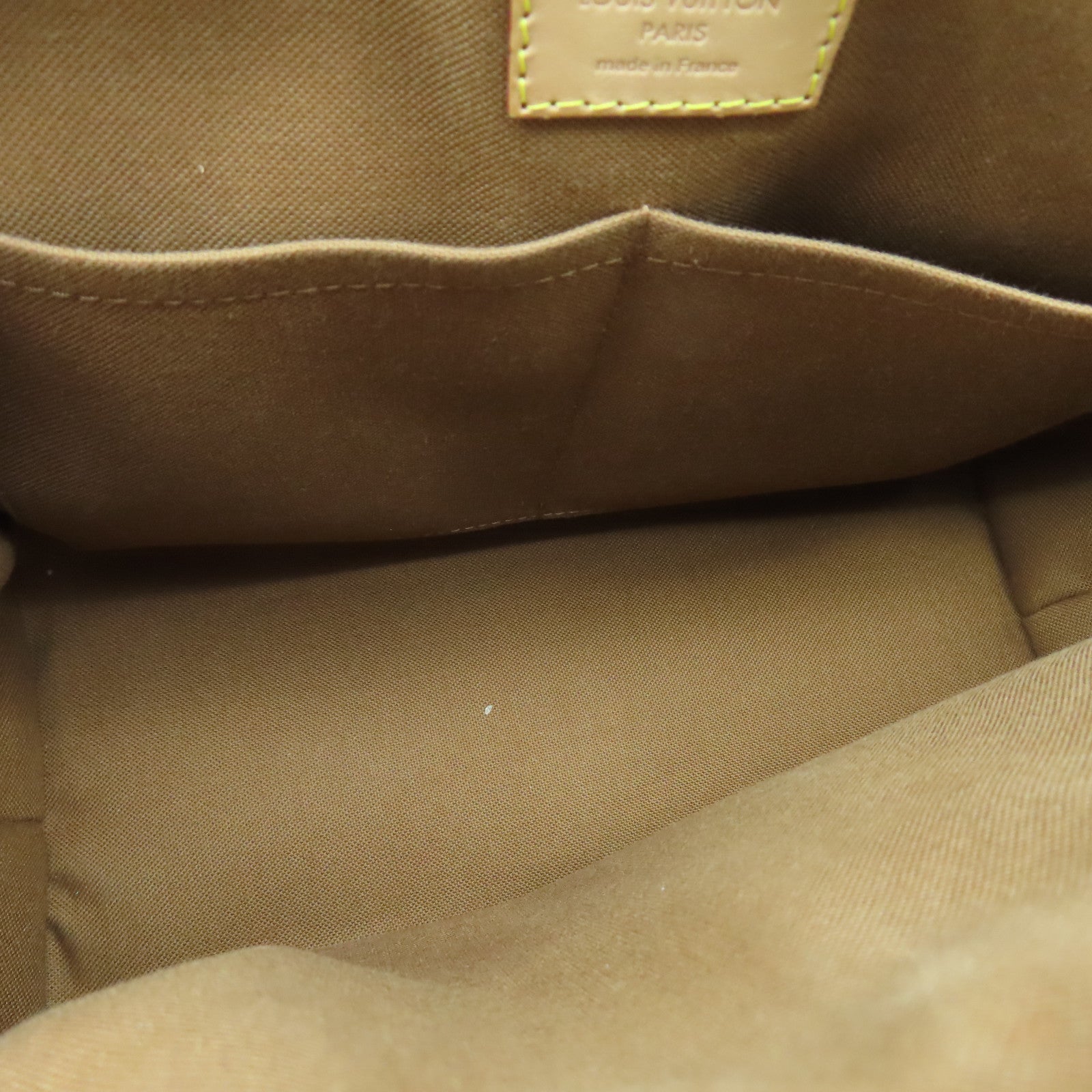 LOUIS VUITTON Monogram Beverly MM金扣肩背袋棕色