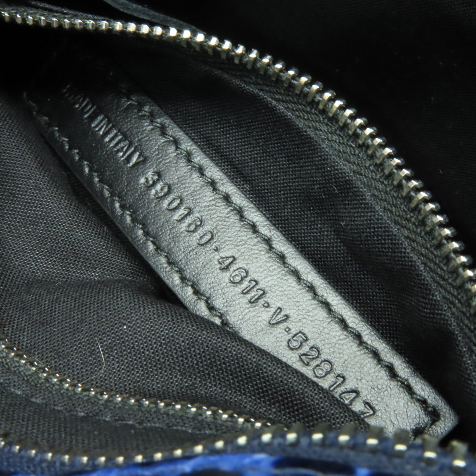 BALENCIAGA 牛皮皮革Mini City銀扣手挽肩背兩用袋藍色
