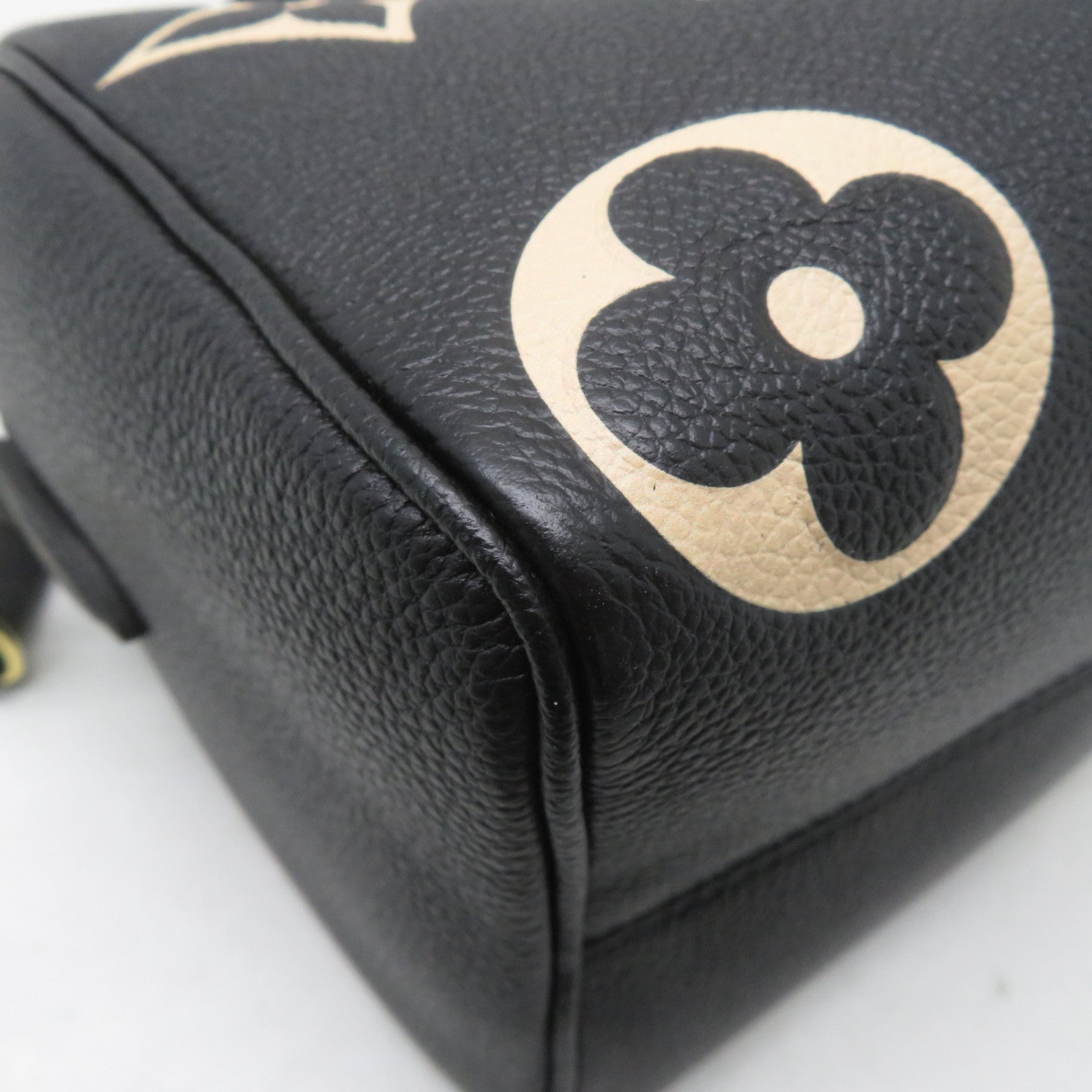 LOUIS VUITTON Monogram Empreinte Speedy Bandouliere 25金扣手挽肩背兩用袋黑色