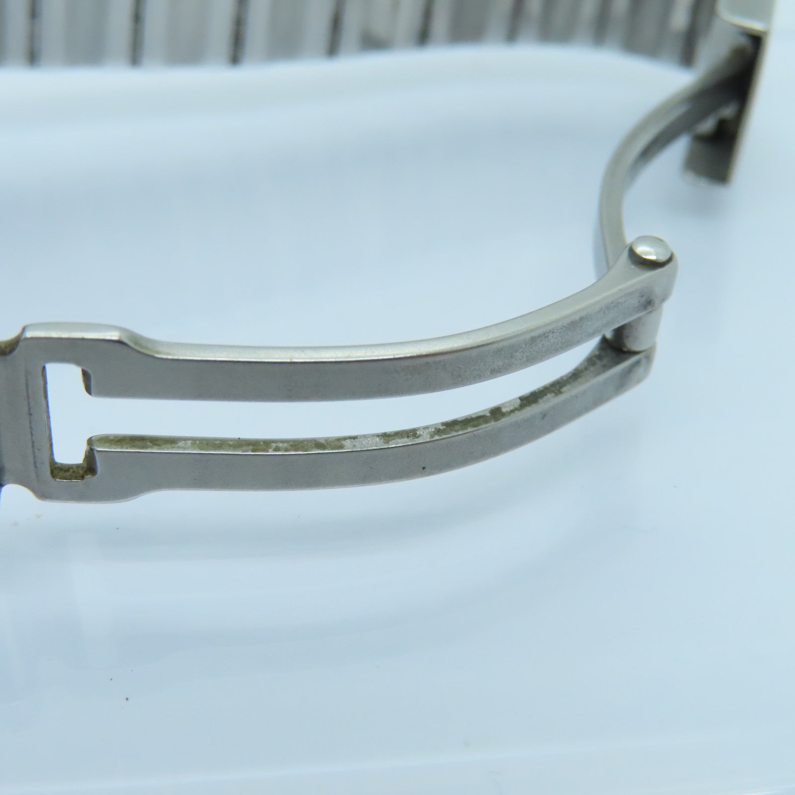 CARTIER Santos Galbee不鏽鋼手錶石英機芯白色