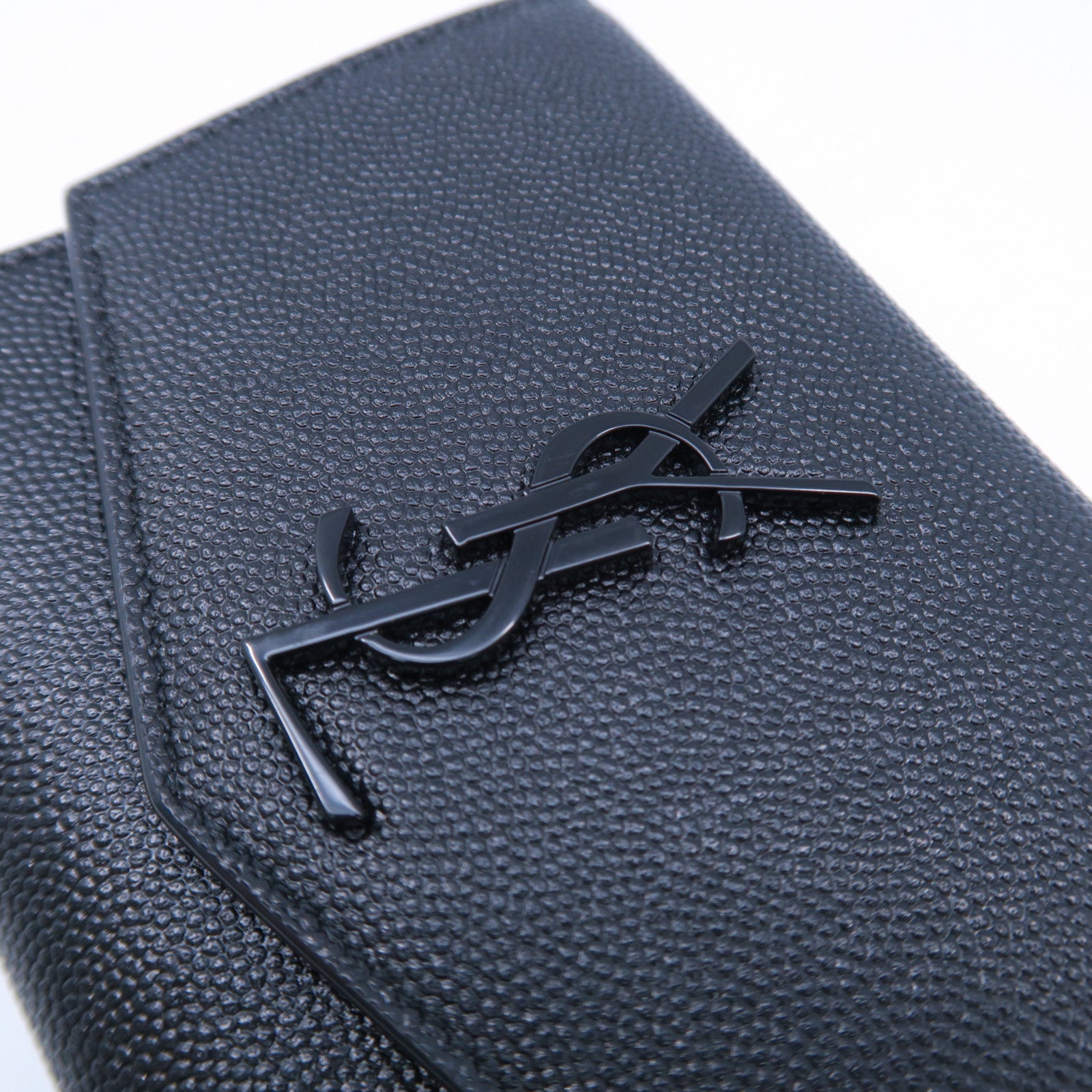 YVES SAINT LAURENT 【激減優惠】牛皮皮革Wallet錢包黑色