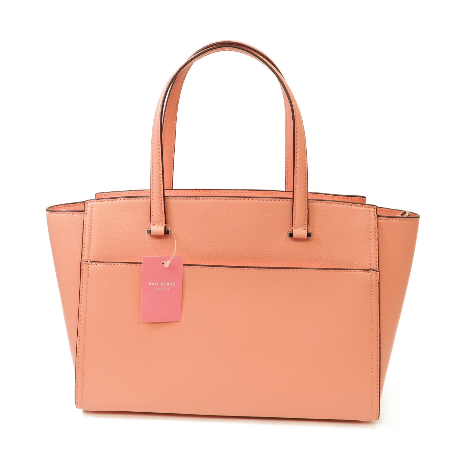 Kate Spade 牛皮皮革Shoulder Bag銀扣手挽肩背兩用袋粉紅色