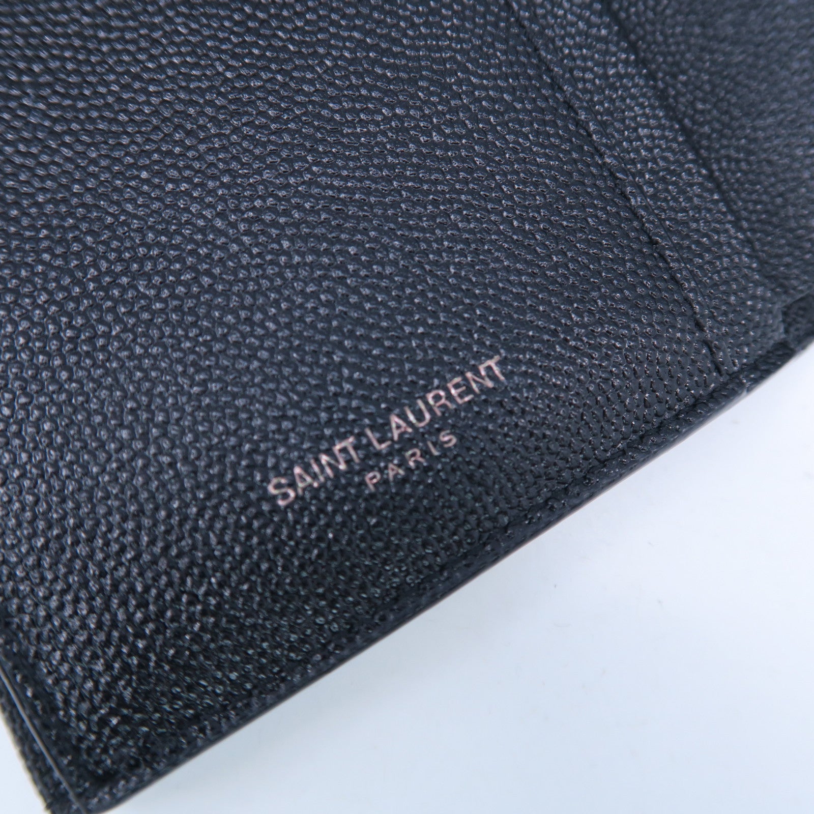YVES SAINT LAURENT 【激減優惠】牛皮皮革Wallet錢包黑色