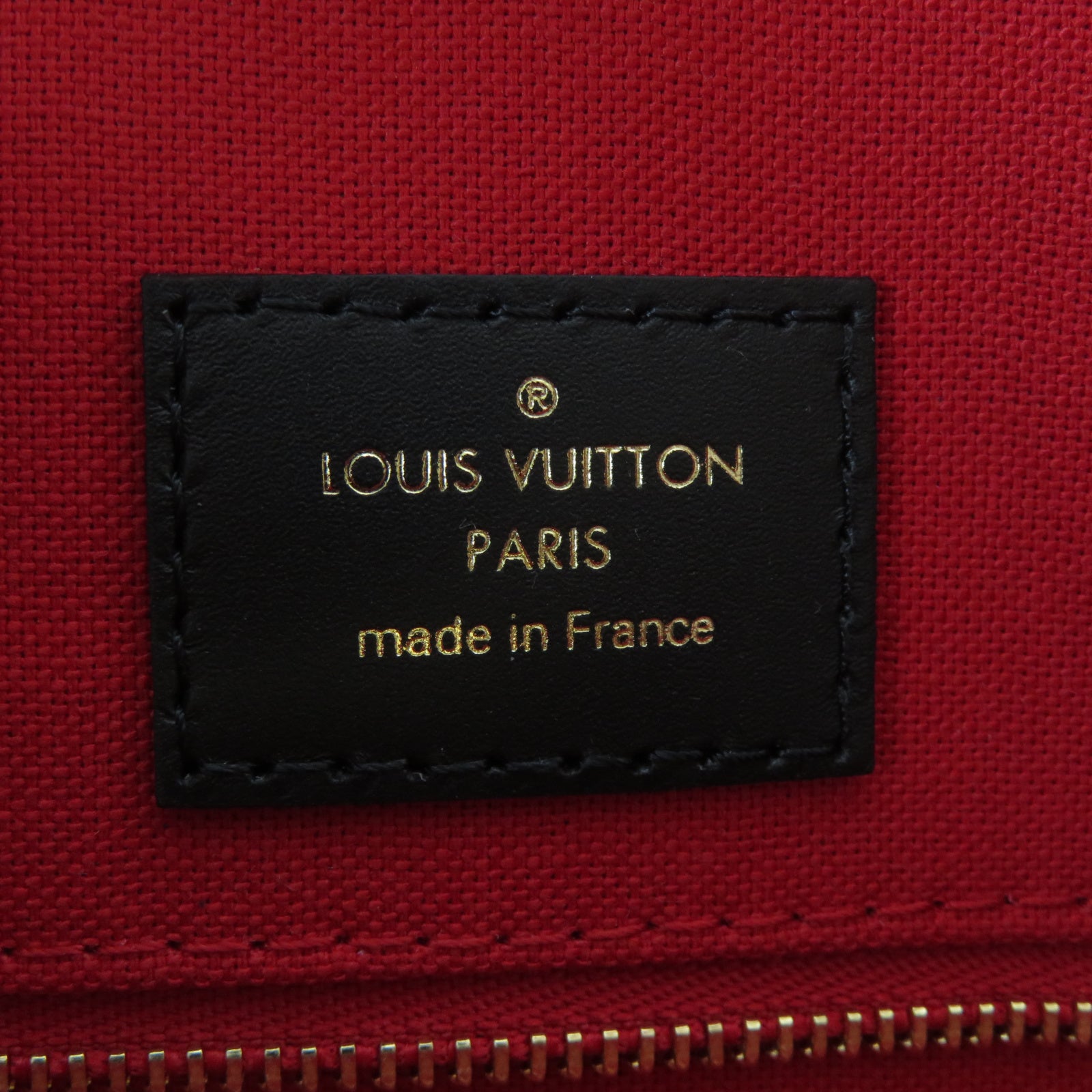 LOUIS VUITTON Monogram Giant OnTheGo MM金扣手挽肩背兩用袋啡色