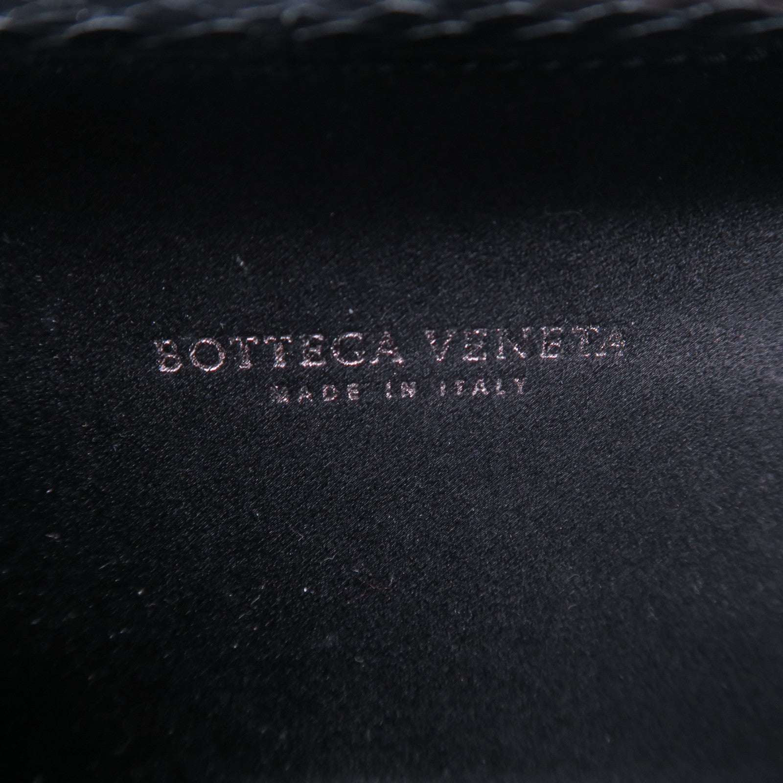 BOTTEGA VENETA 【激減優惠】緞製/蛇皮皮革Clutch Bag黑扣手拿包黑色