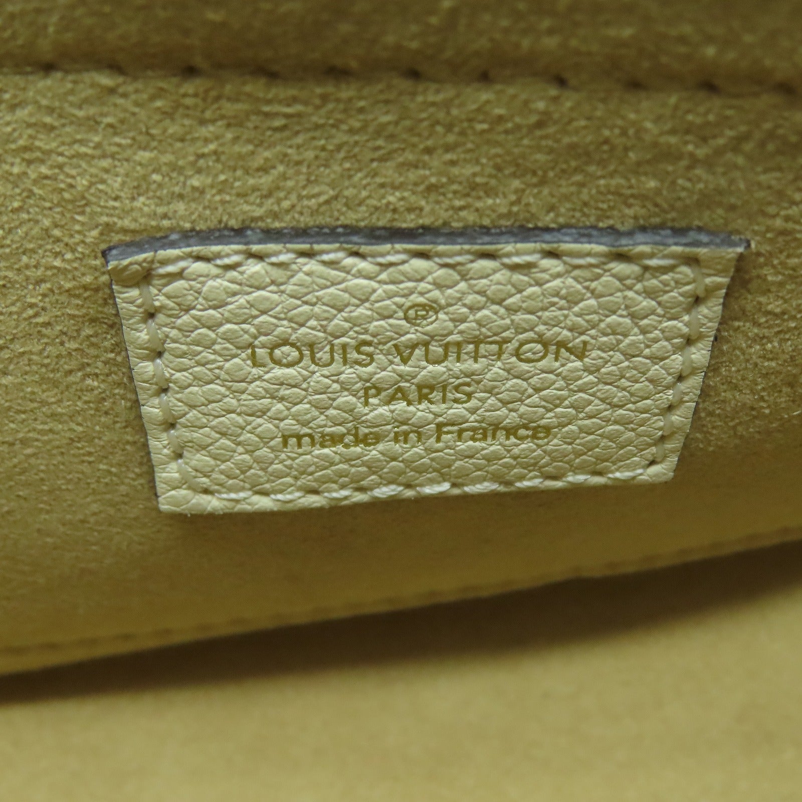 LOUIS VUITTON 【激減優惠】牛皮皮革Bagatelle Bag金扣手挽肩背兩用袋白色