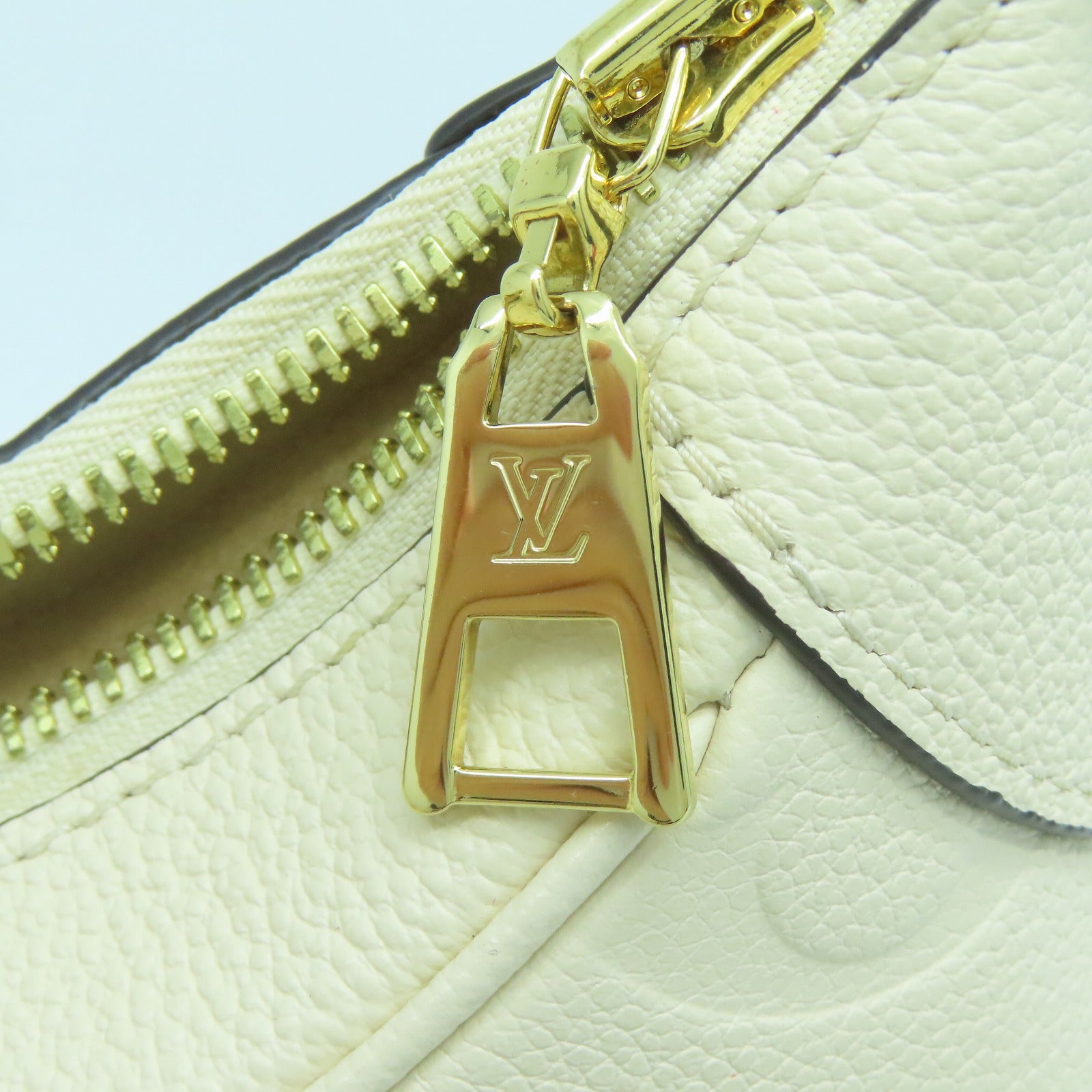 LOUIS VUITTON 【激減優惠】牛皮皮革Bagatelle Bag金扣手挽肩背兩用袋白色