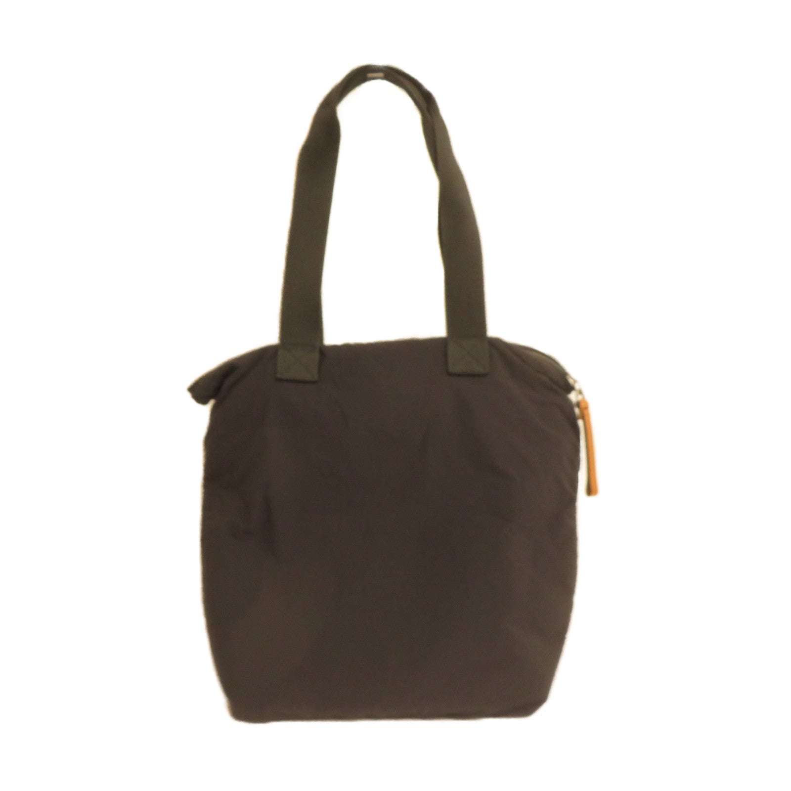 LOEWE 尼龍Tote Bag銀扣肩背袋黑色