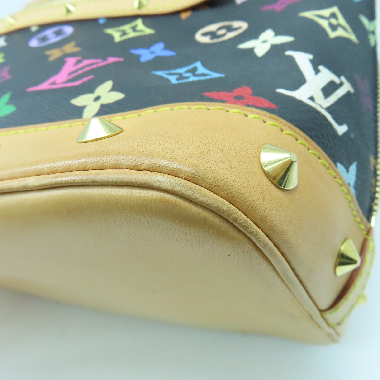 LOUIS VUITTON 【激減優惠】Monogram Multicolor Alma金扣手挽袋黑色