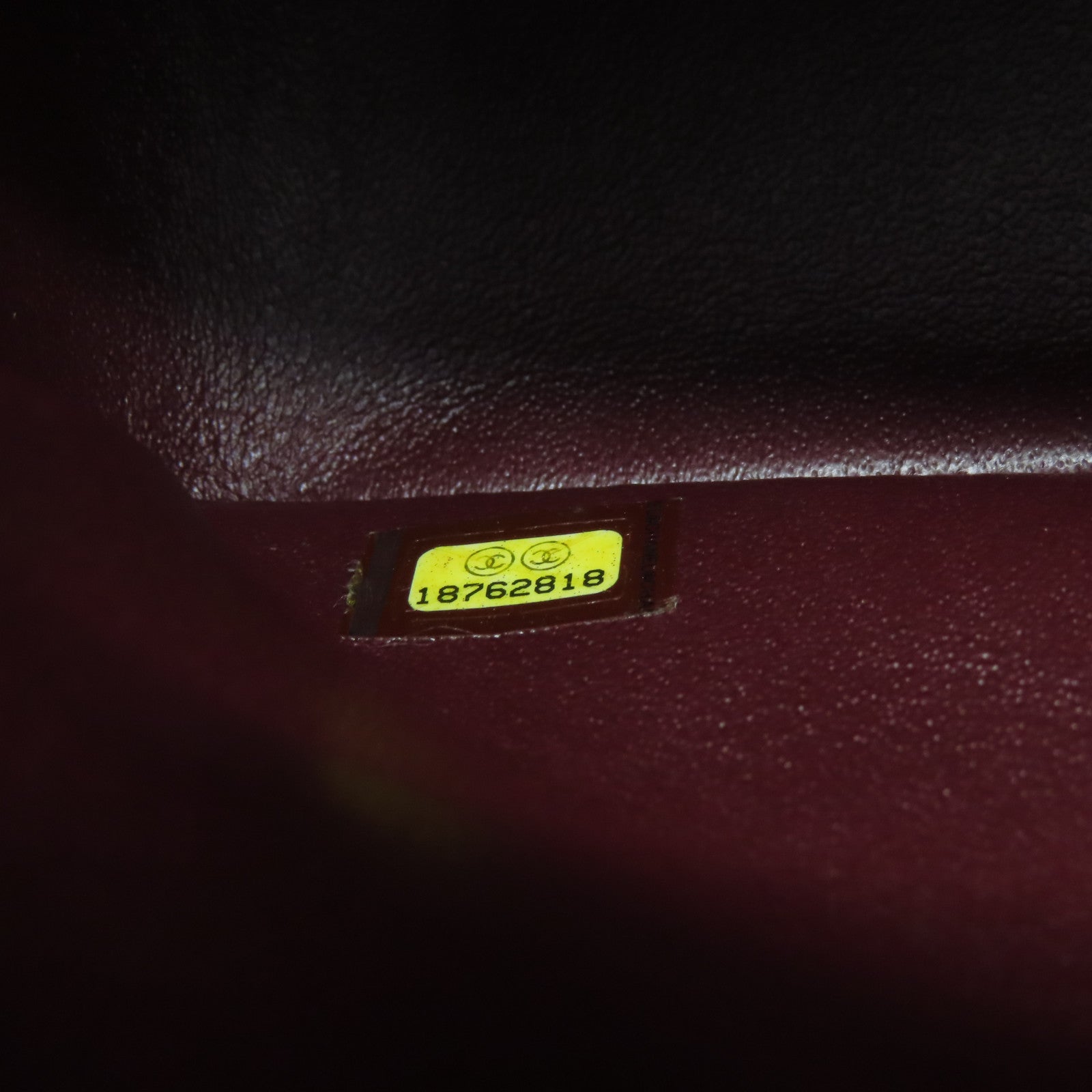 CHANEL 菱格牛皮皮革Chain Shoulder Bag银扣链带肩背袋黑色