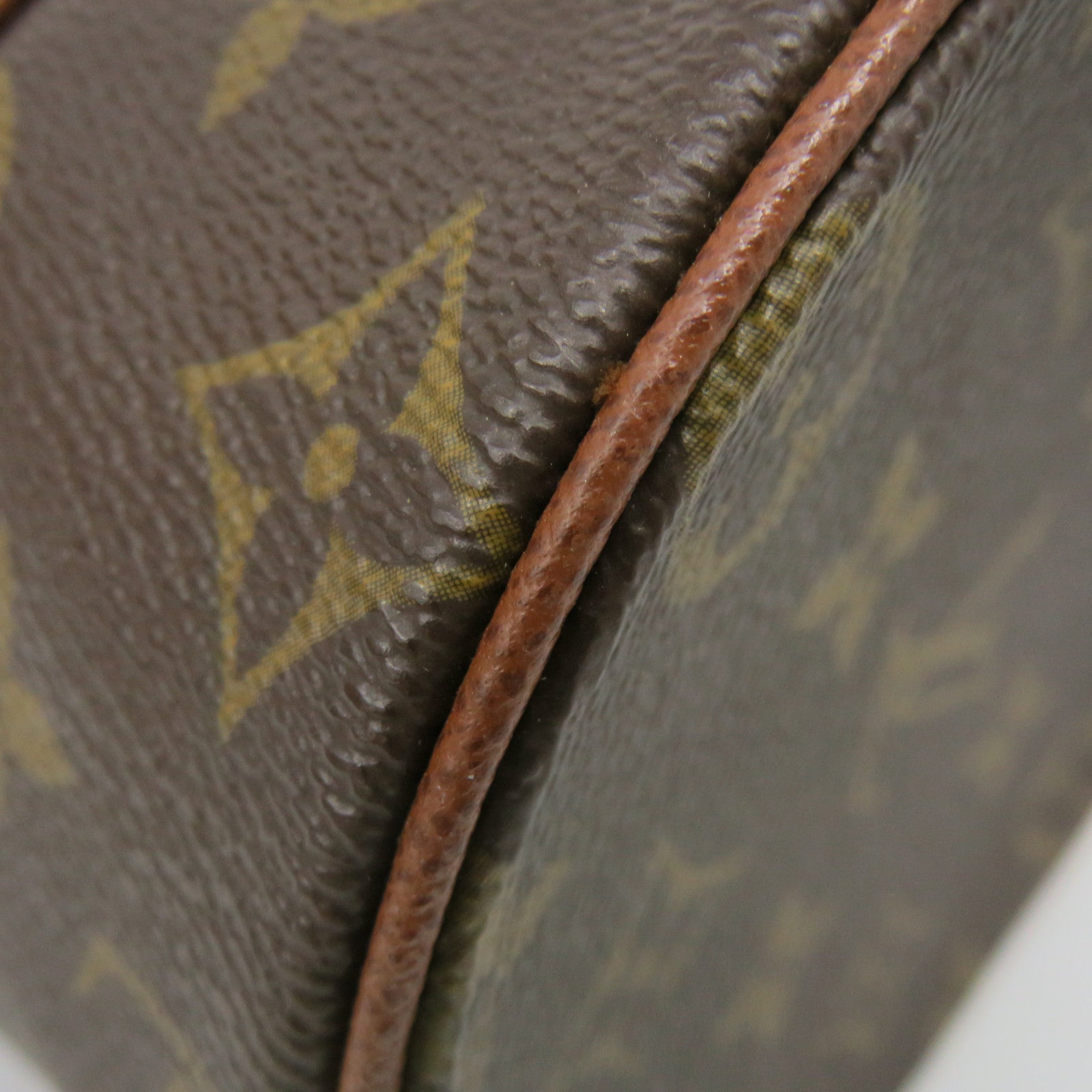 LOUIS VUITTON Monogram Papillon PM Hand Bag Brown