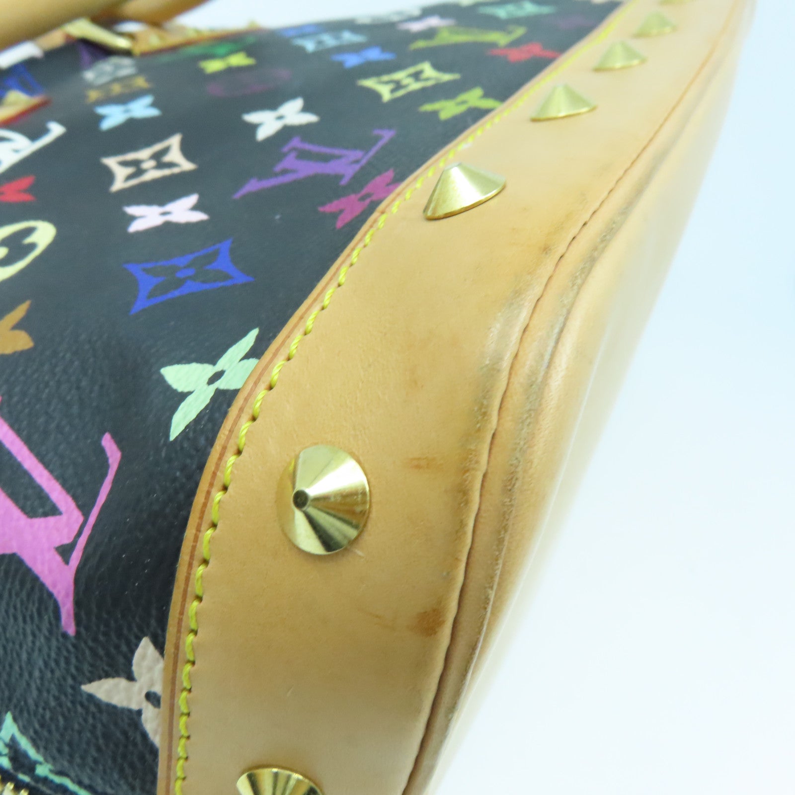 LOUIS VUITTON 【激減優惠】Monogram Multicolor Alma金扣手挽袋黑色