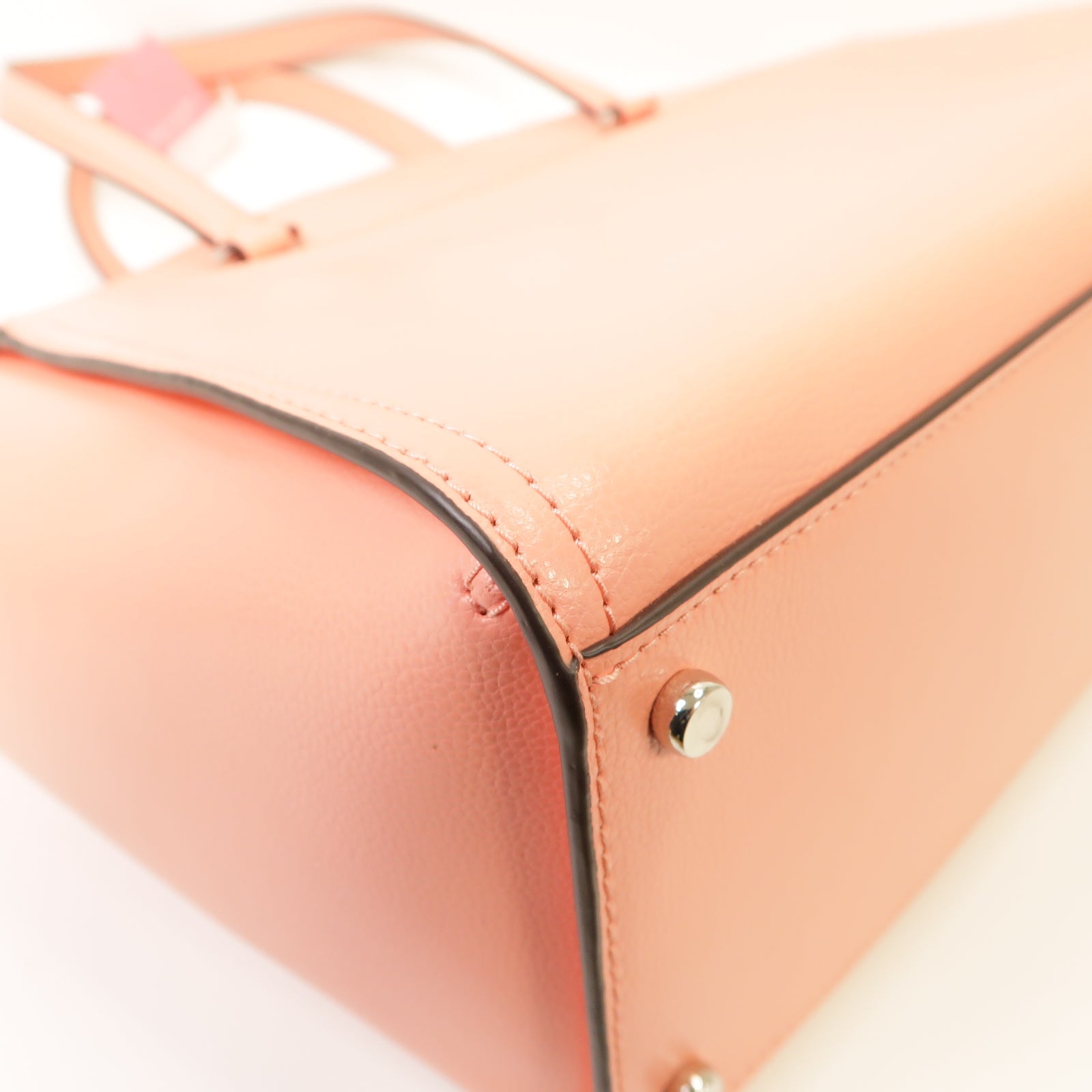 Kate Spade 牛皮皮革Shoulder Bag銀扣手挽肩背兩用袋粉紅色