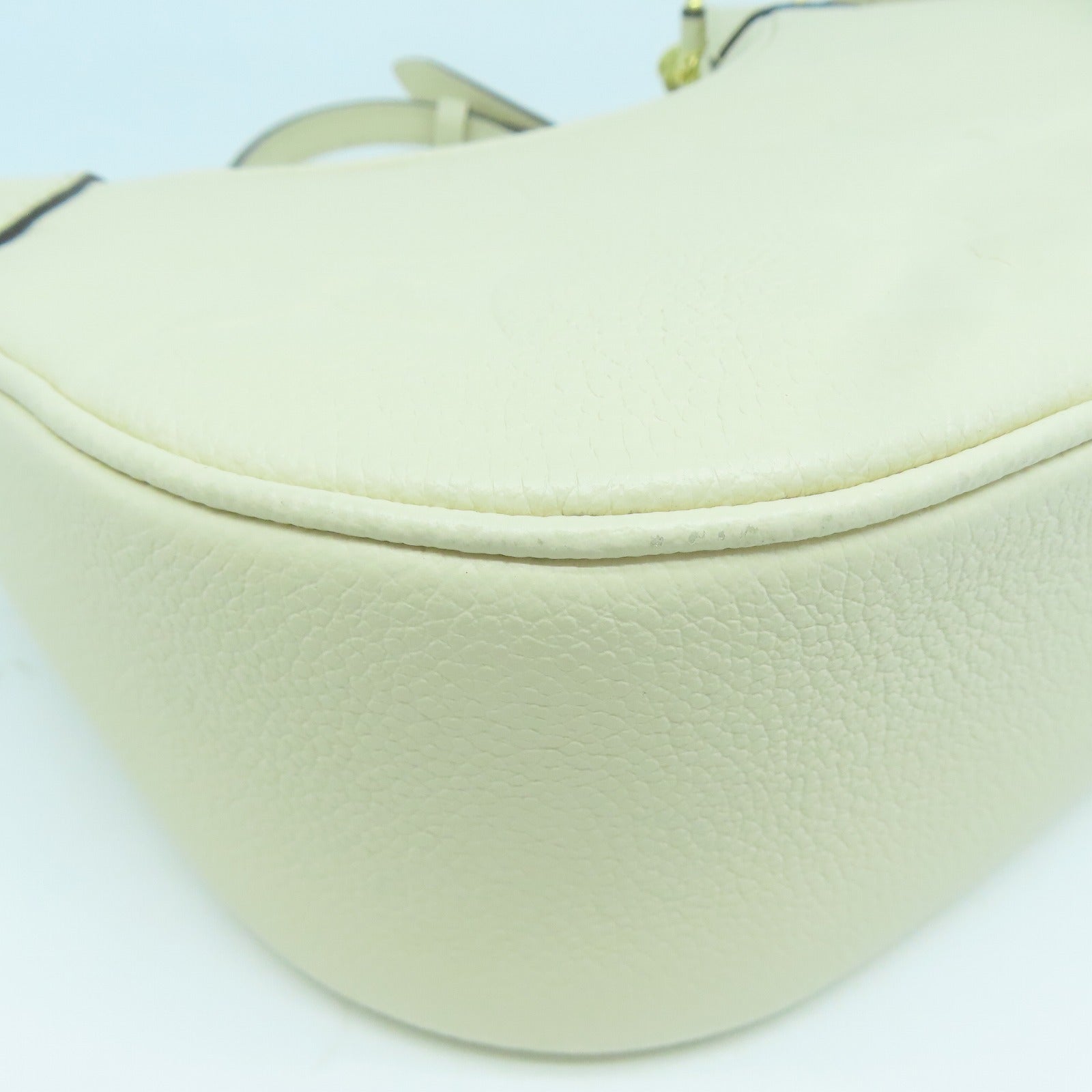 LOUIS VUITTON 【激減優惠】牛皮皮革Bagatelle Bag金扣手挽肩背兩用袋白色