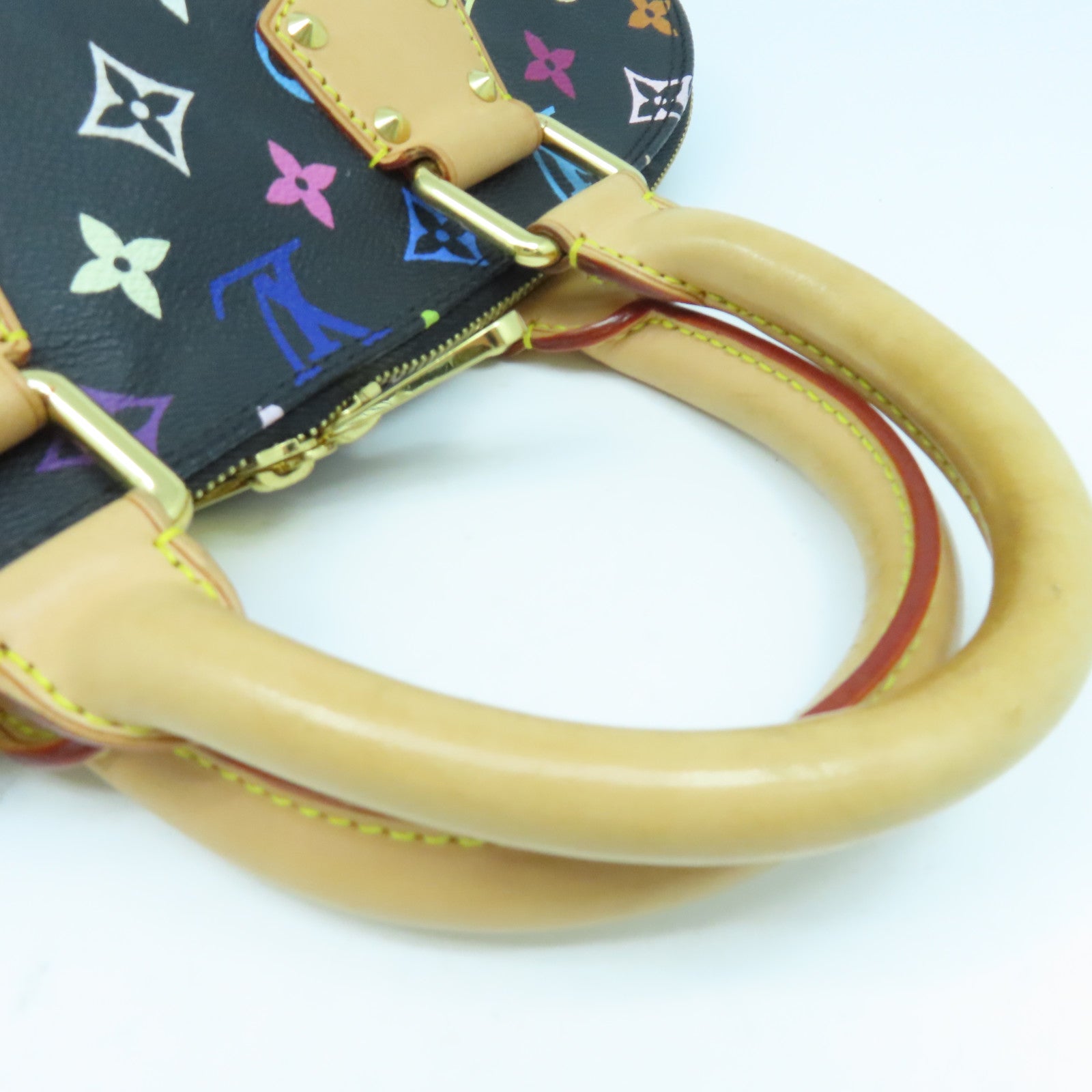 LOUIS VUITTON 【激減優惠】Monogram Multicolor Alma金扣手挽袋黑色