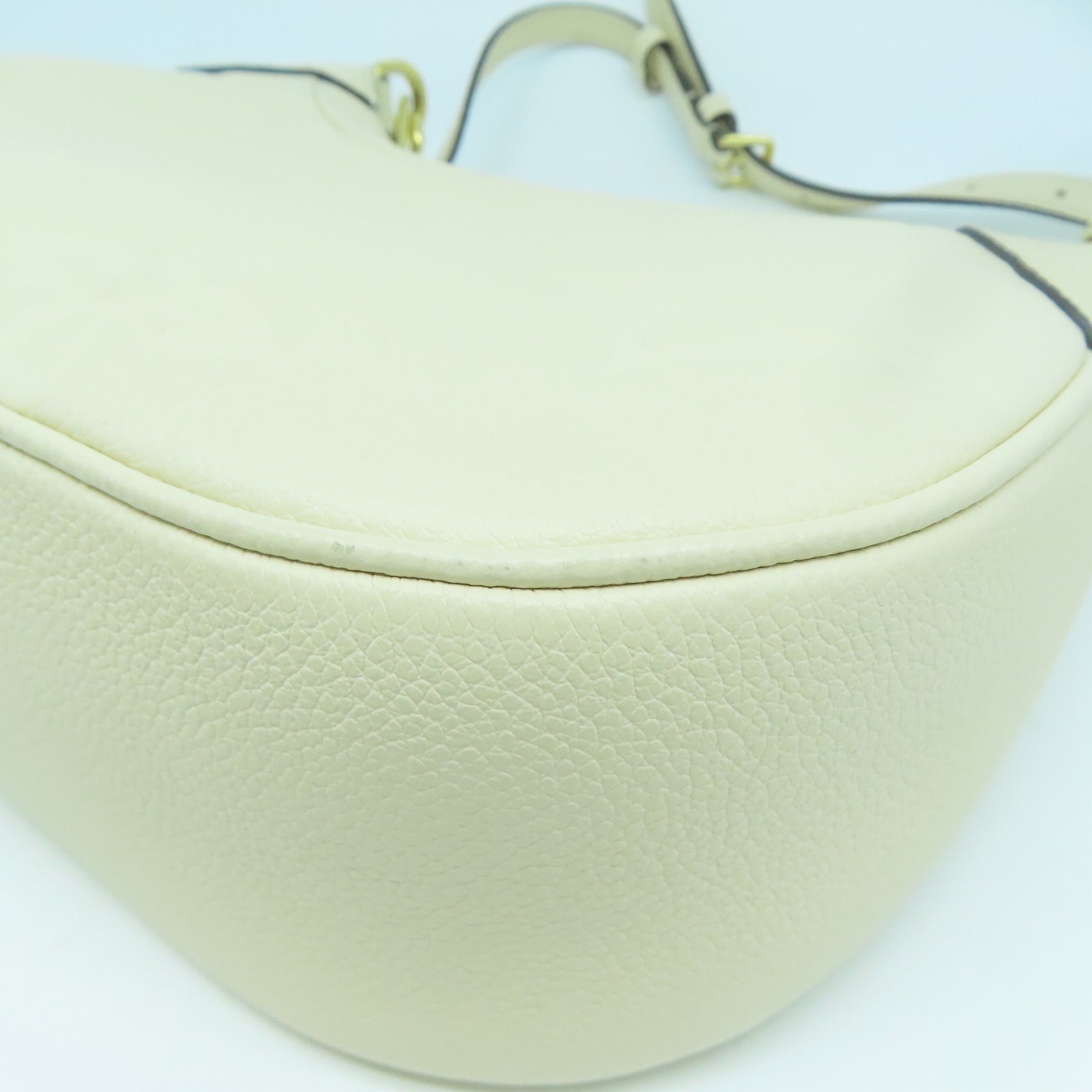 LOUIS VUITTON 【激減優惠】牛皮皮革Bagatelle Bag金扣手挽肩背兩用袋白色