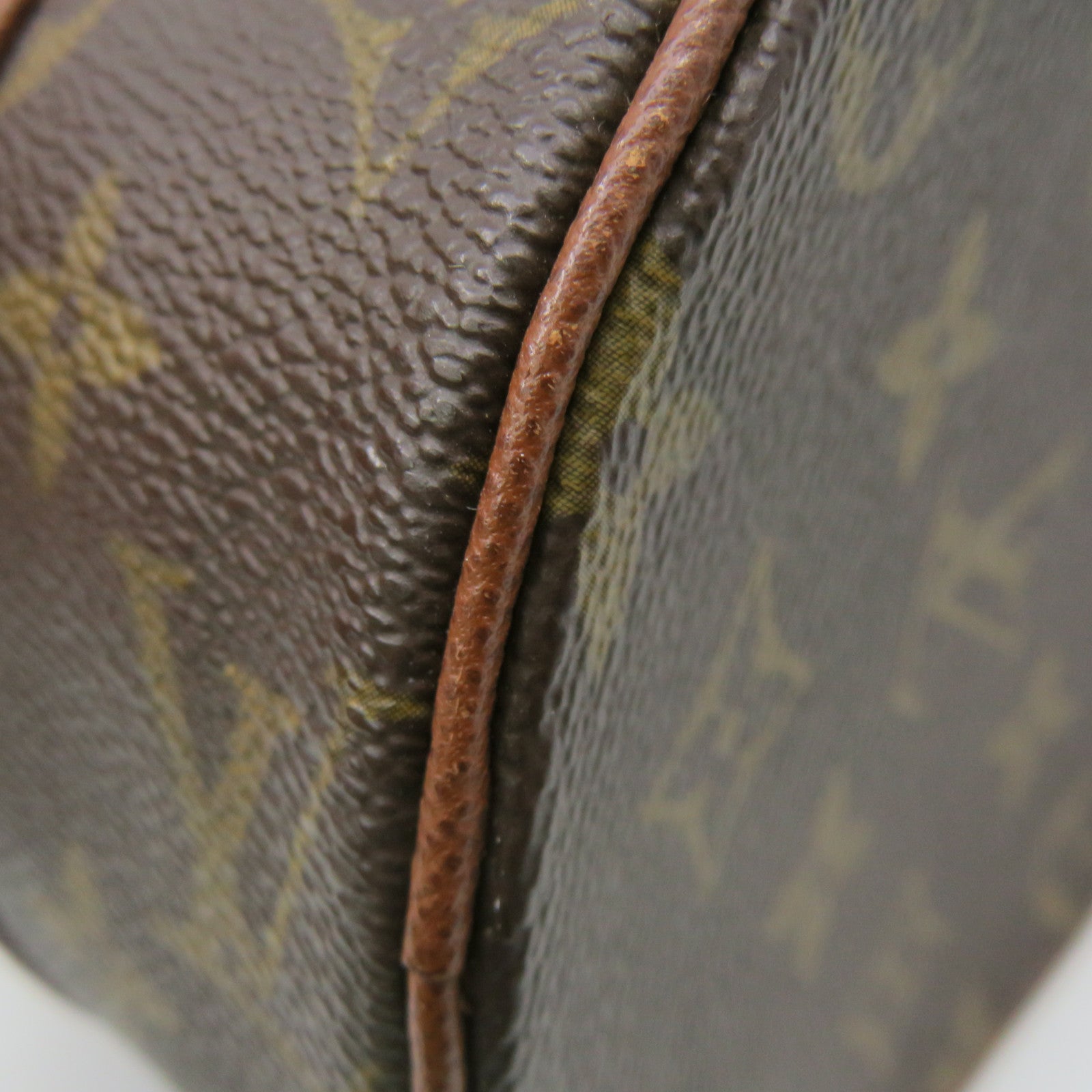 LOUIS VUITTON Monogram Papillon PM Hand Bag Brown