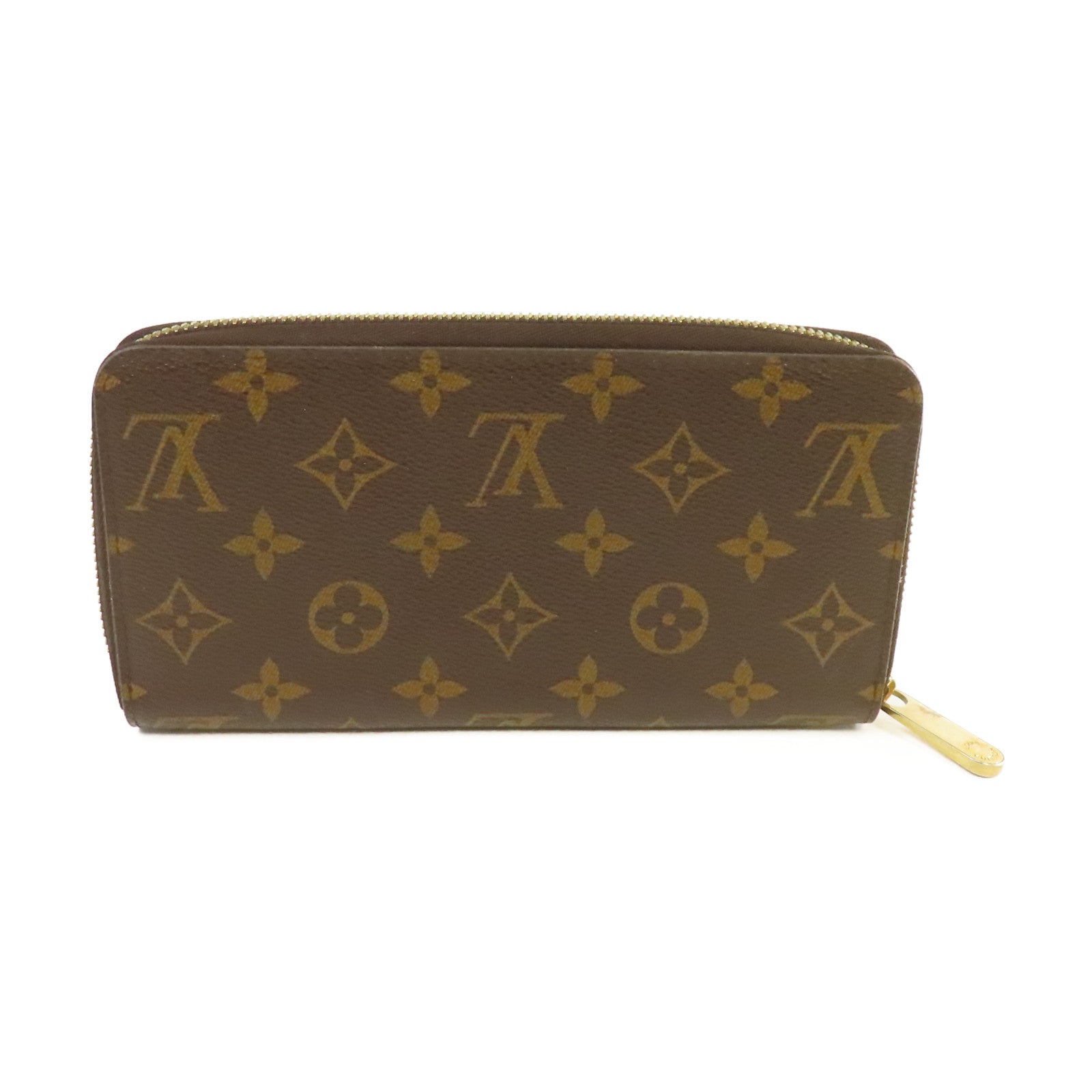 LOUIS VUITTON Monogram Zippy Wallet拉鏈長錢包啡色
