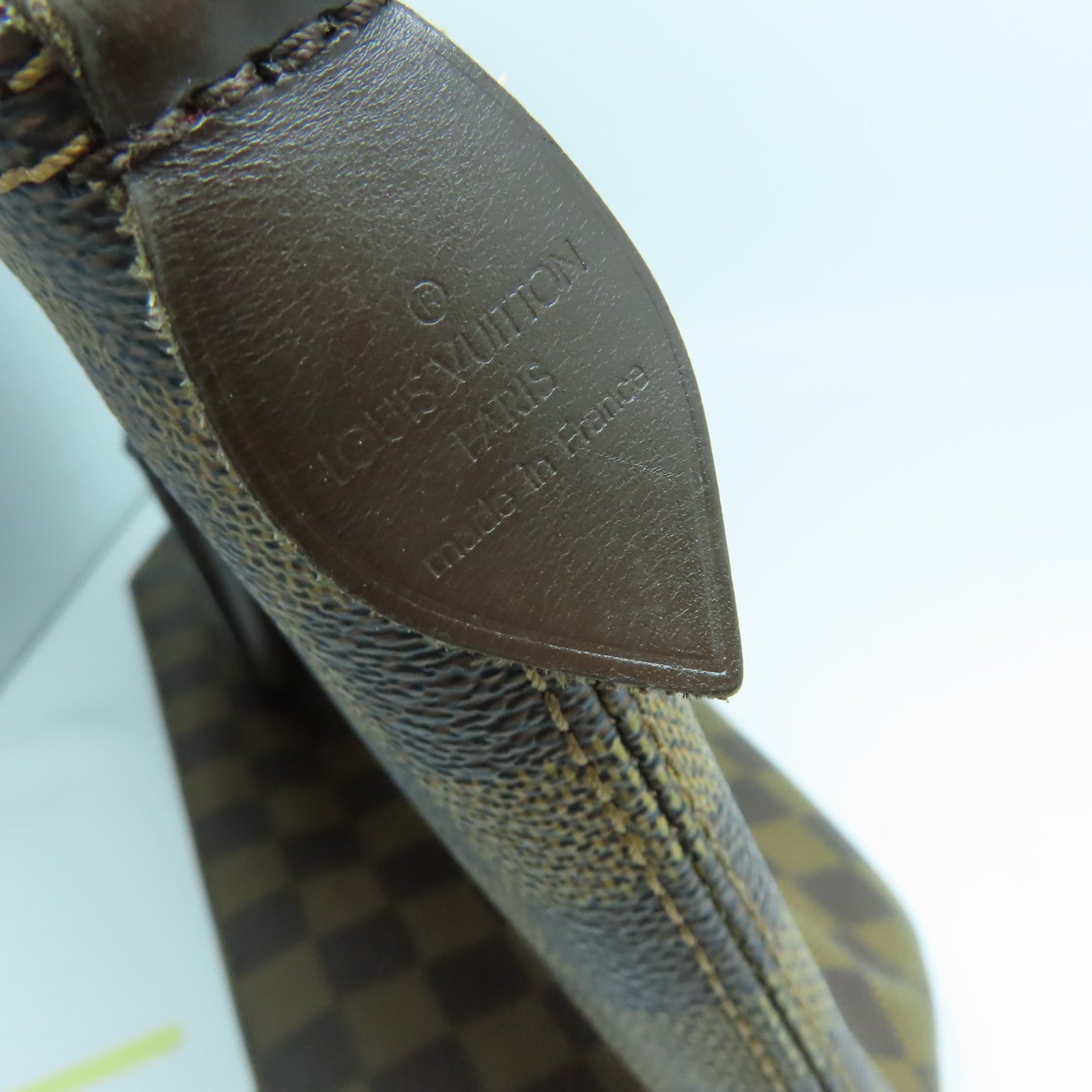 LOUIS VUITTON 【激減優惠】Damier Saleya PM金扣手挽袋啡色