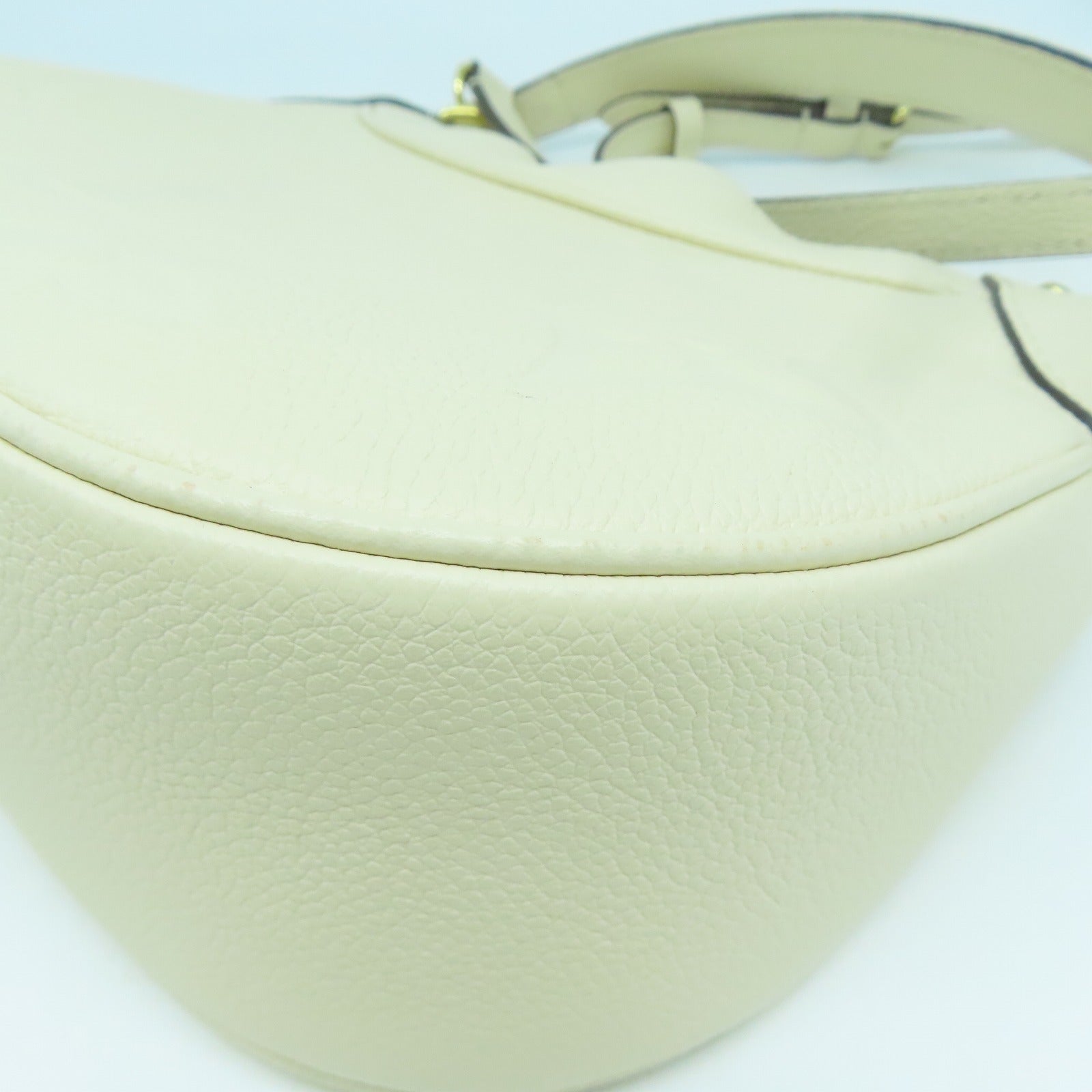 LOUIS VUITTON 【激減優惠】牛皮皮革Bagatelle Bag金扣手挽肩背兩用袋白色
