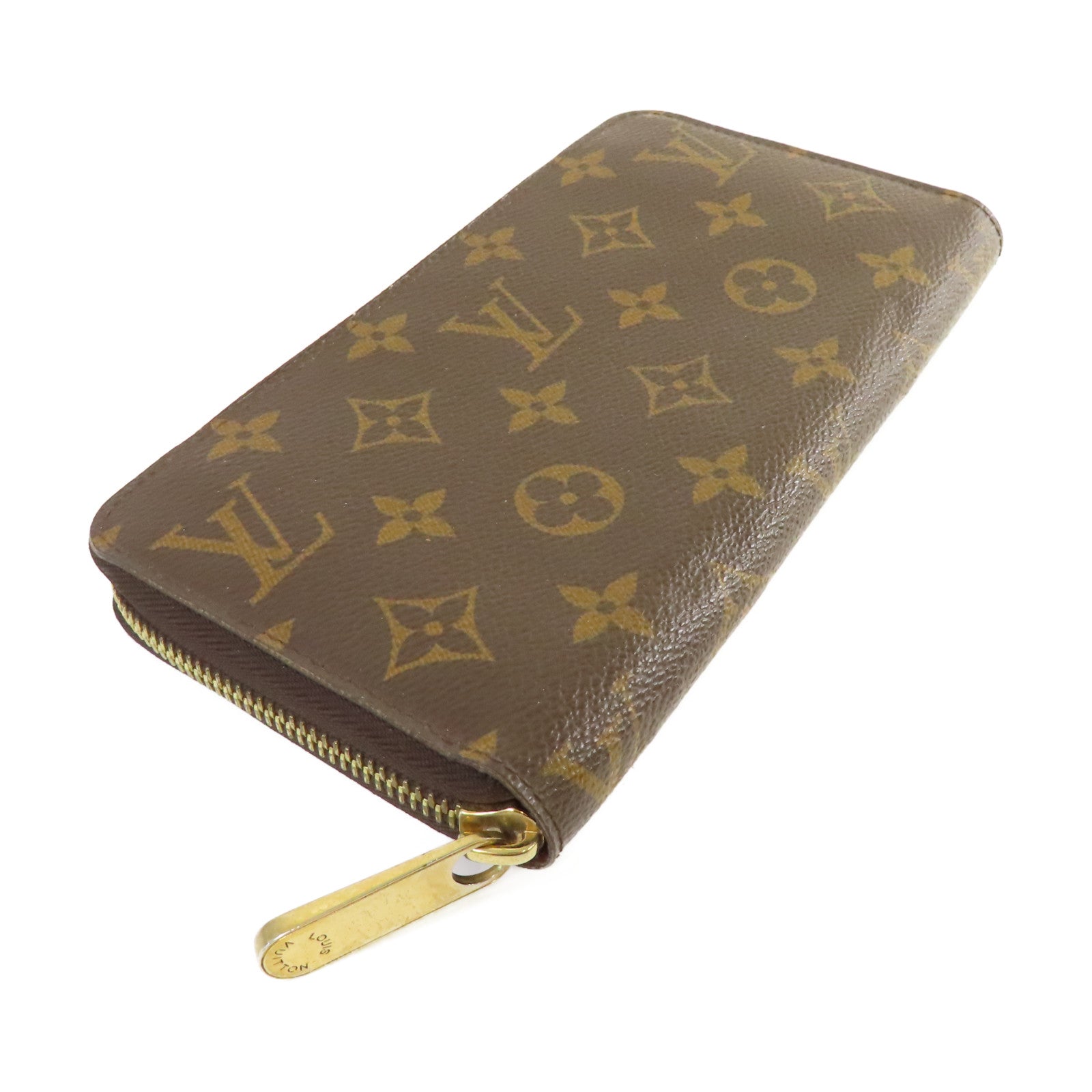 LOUIS VUITTON Monogram Zippy Wallet拉鏈長錢包啡色