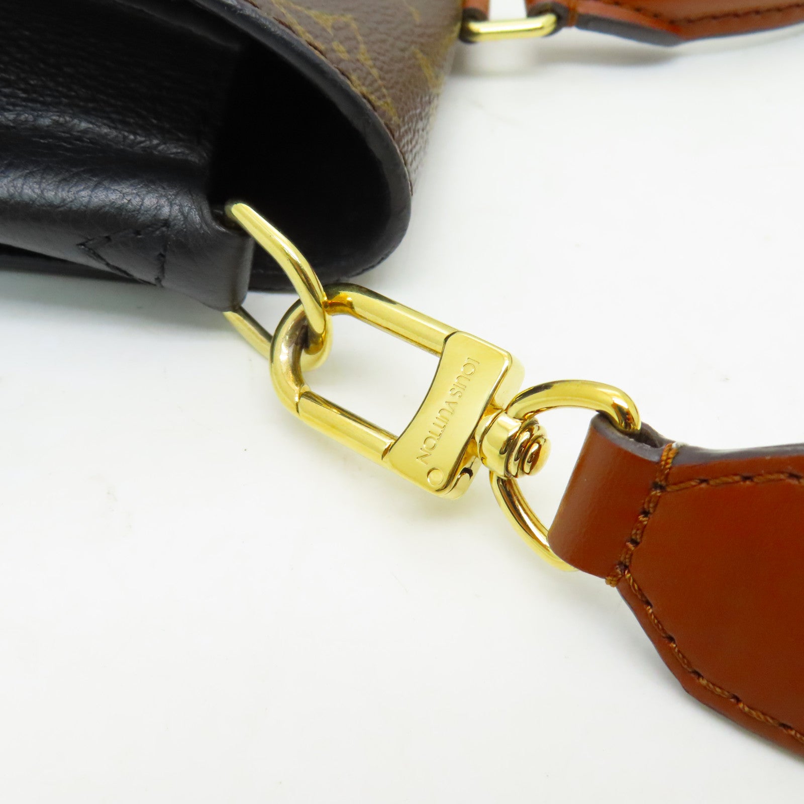 LOUIS VUITTON Monogram Vanguard金扣手挽肩背兩用袋啡色