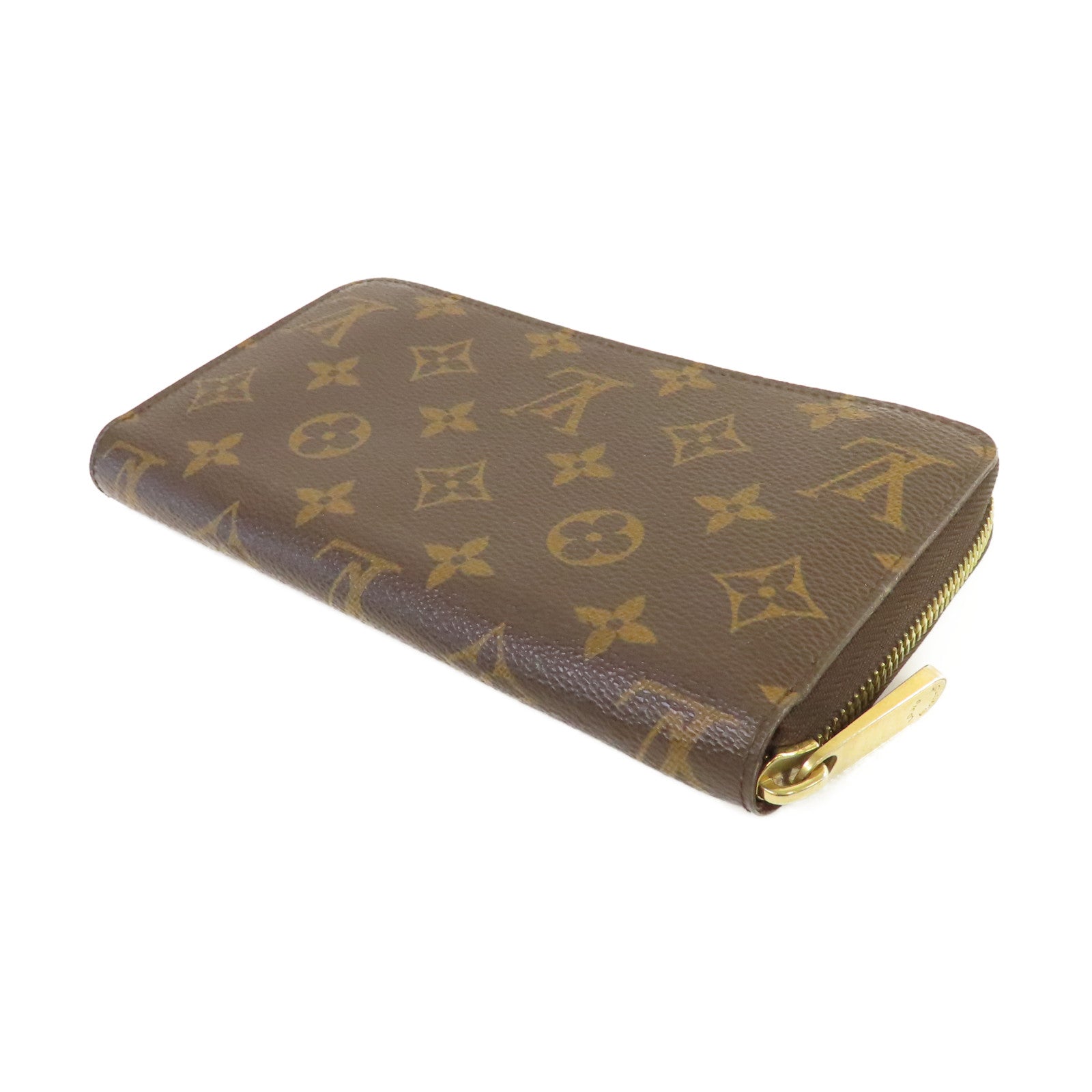 LOUIS VUITTON Monogram Zippy Wallet拉鏈長錢包啡色