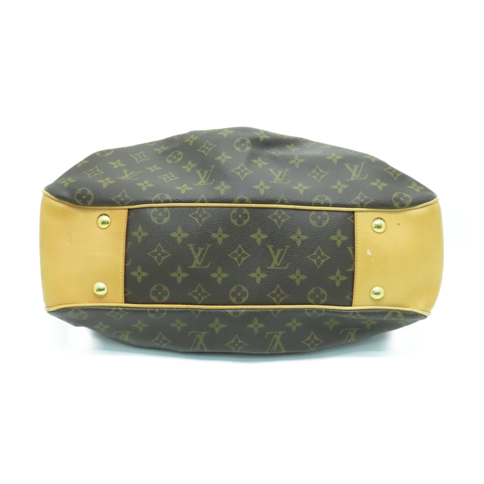LOUIS VUITTON 【激減優惠】Monogram Boetie MM金扣手挽袋啡色