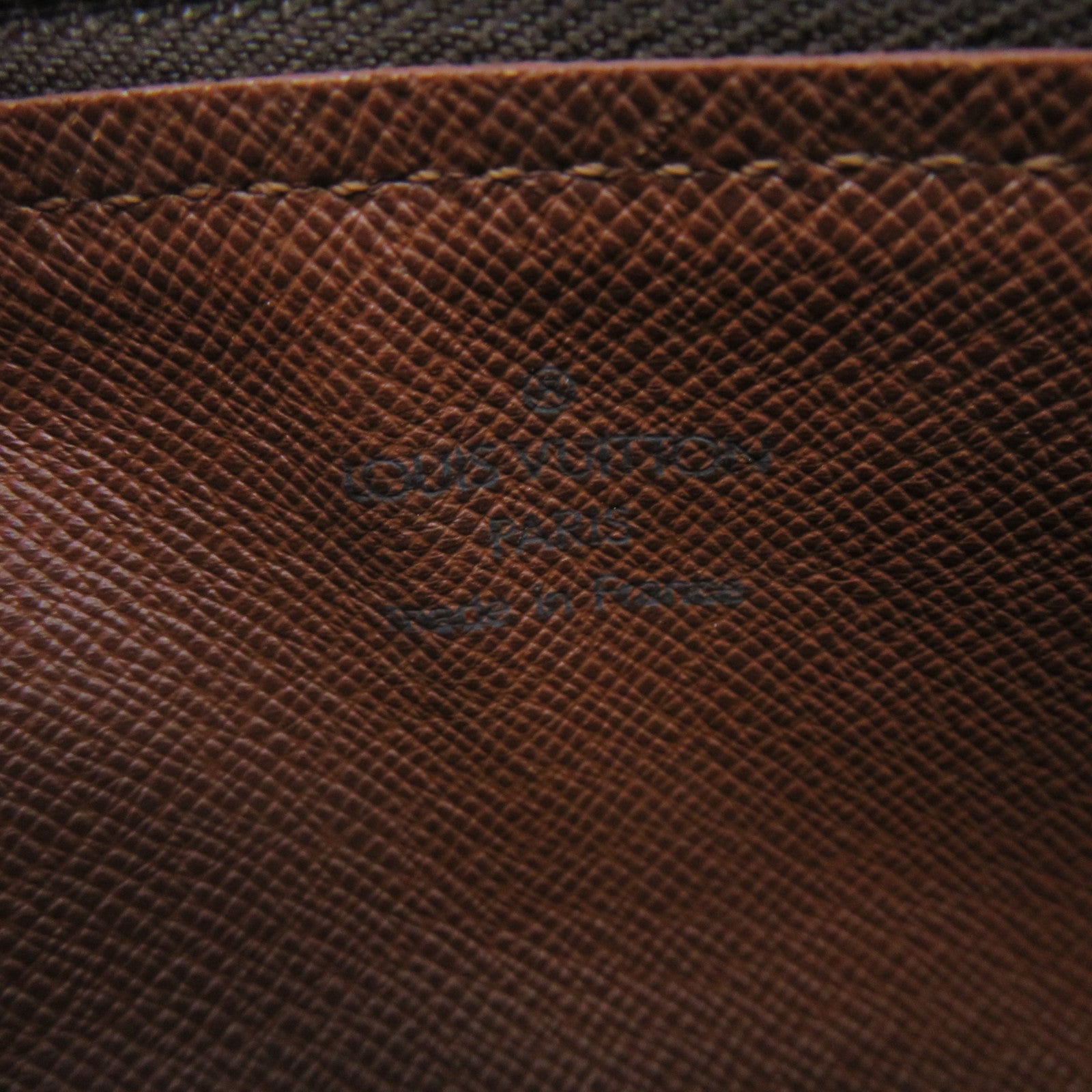 LOUIS VUITTON Monogram Papillon PM Hand Bag Brown