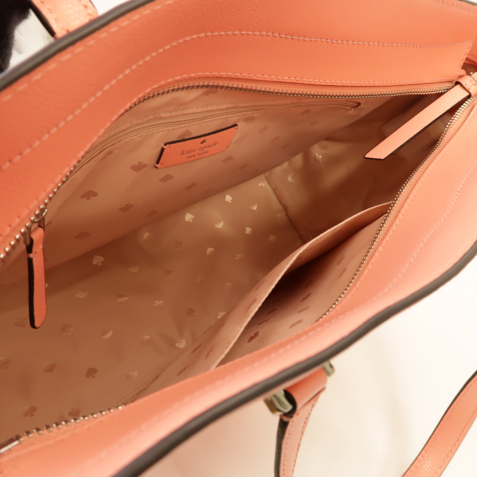 Kate Spade 牛皮皮革Shoulder Bag銀扣手挽肩背兩用袋粉紅色